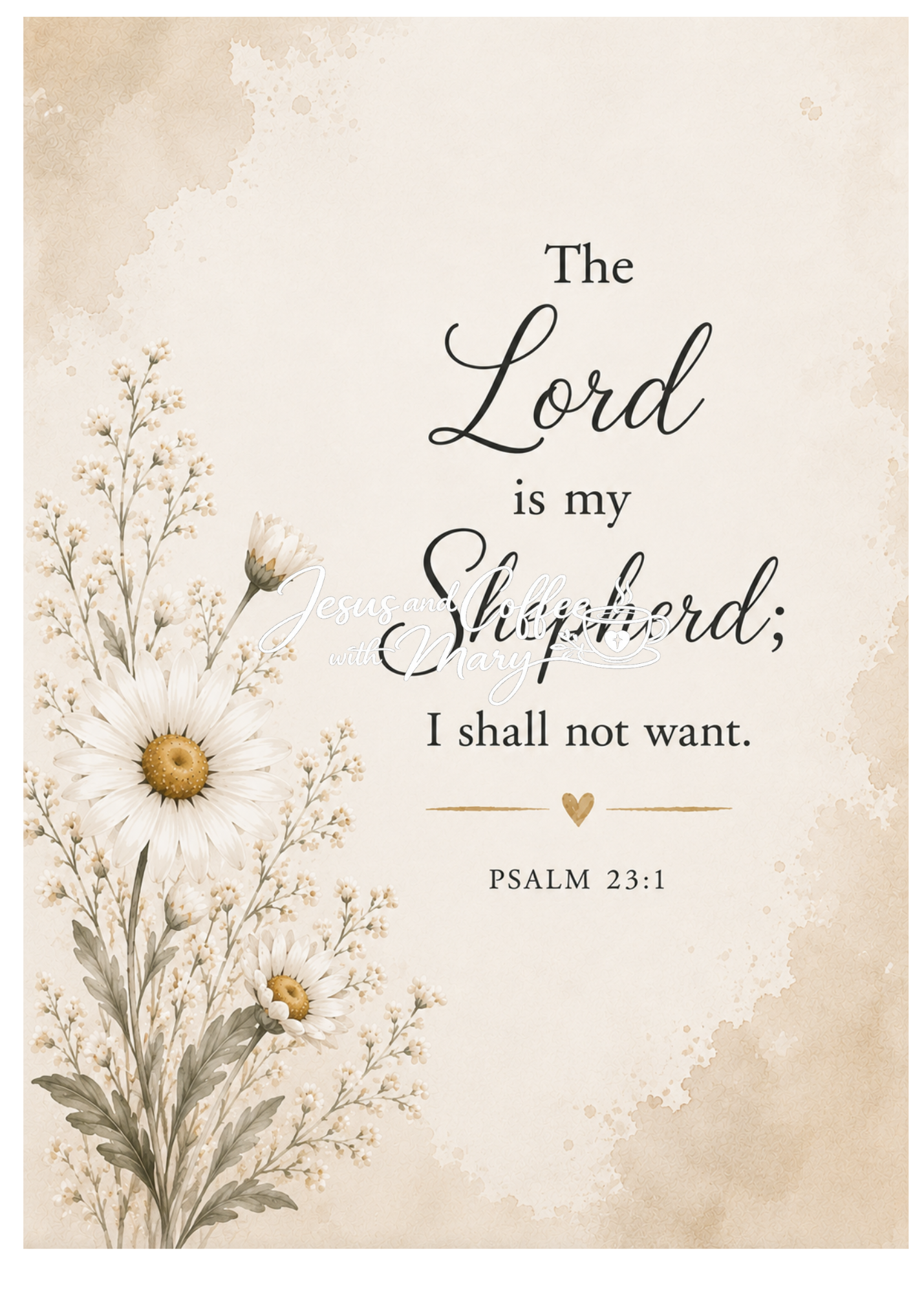 HUGE Daisy Bible Tip-Ins | Printable Bible Journaling PDF