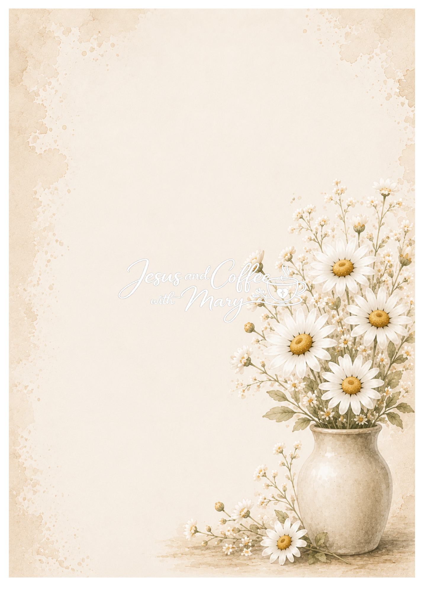 HUGE Daisy Bible Tip-Ins | Printable Bible Journaling PDF