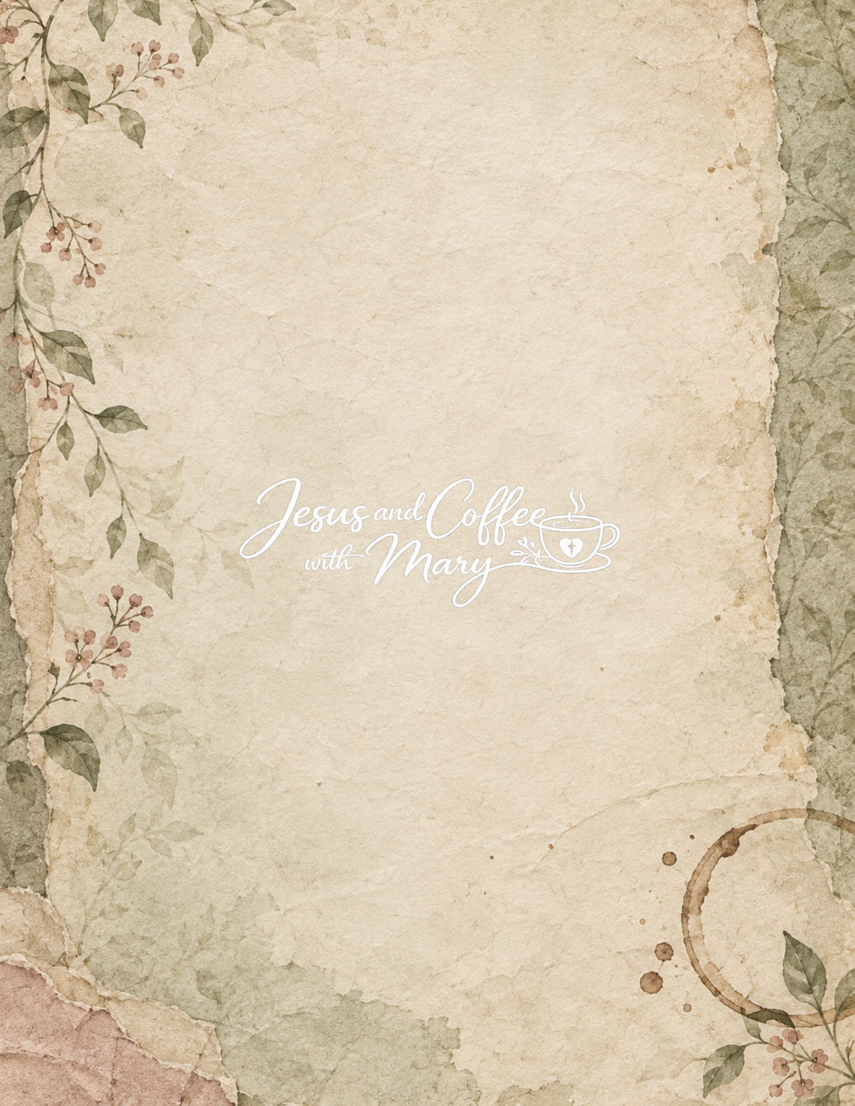 Vintage Coffee & Faith Printable Paper, Tags & Ephemera Set