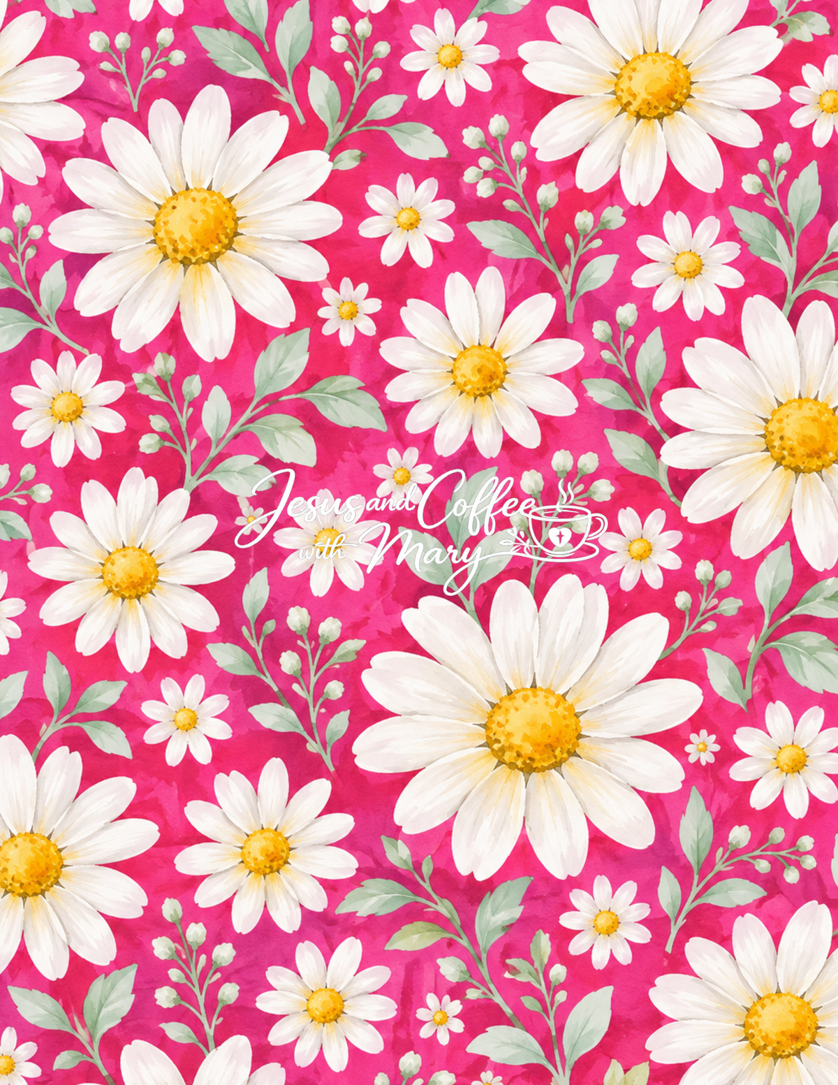Daisy Printable Papers | 24 Bible Tip-In & Scrapbooking Pages