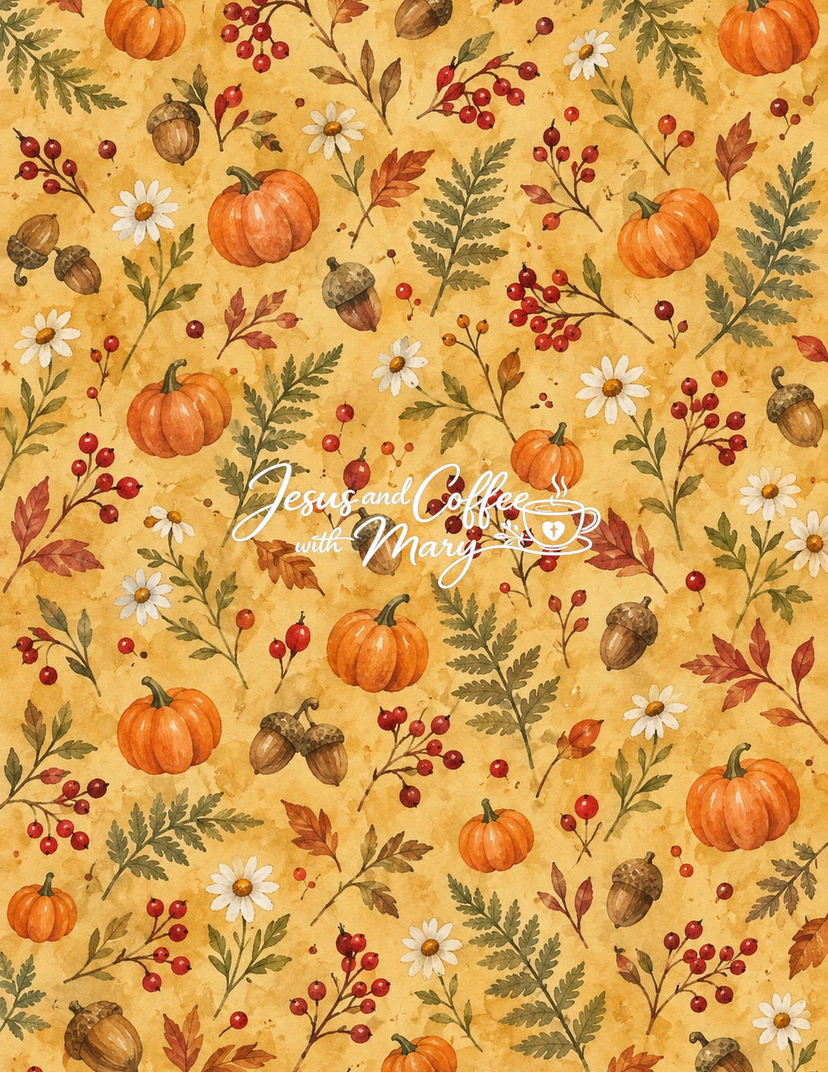 Autumn Printable Paper, Tags & Ephemera | Pumpkin Fall Digital Download
