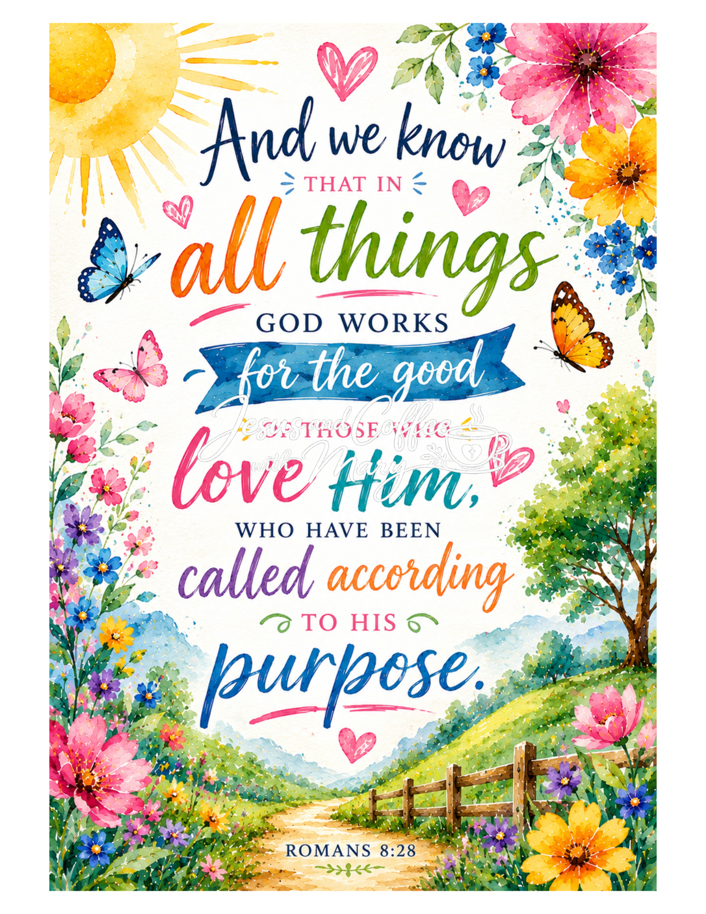 Beautiful Watercolor Bible Tip-Ins Set 1 | Printable Bible Journaling PDF