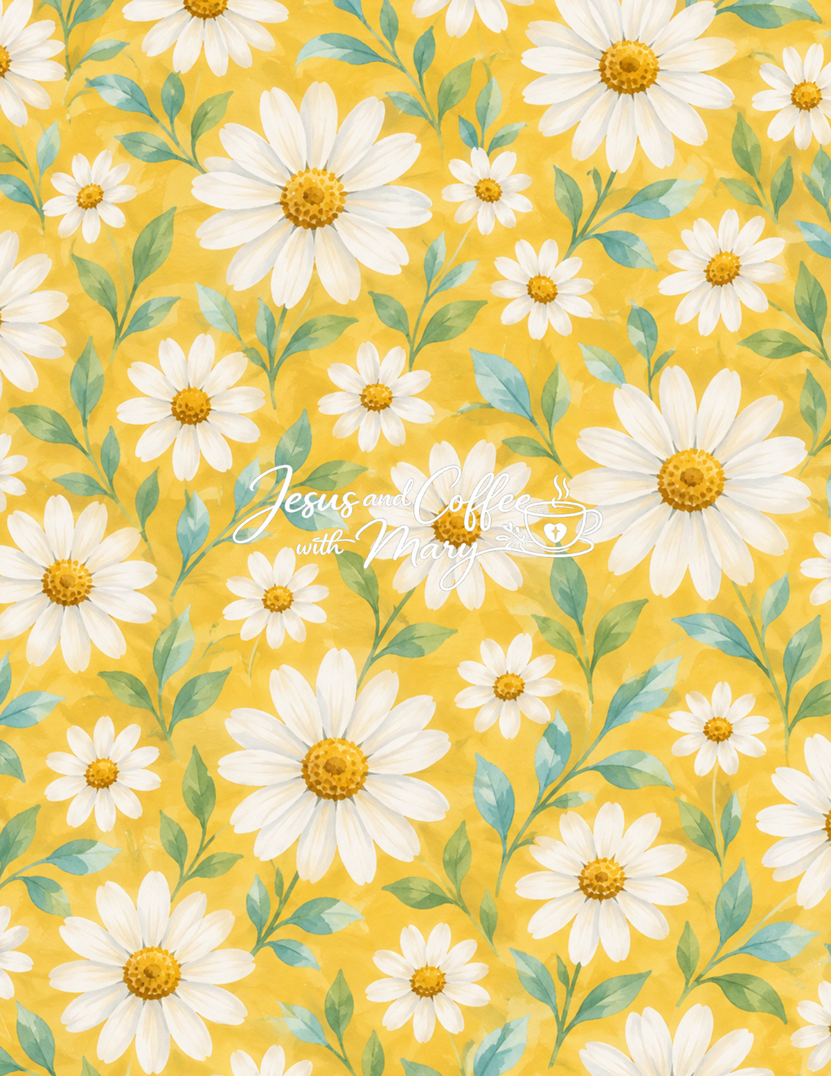 Daisy Printable Papers | 24 Bible Tip-In & Scrapbooking Pages