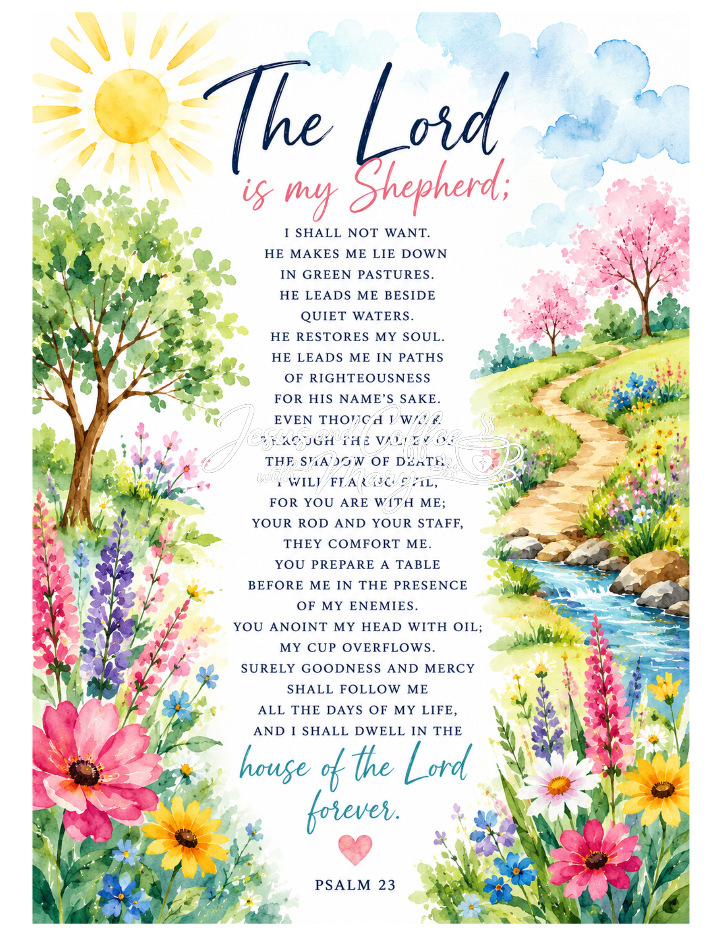 Beautiful Watercolor Bible Tip-Ins Set 1 | Printable Bible Journaling PDF