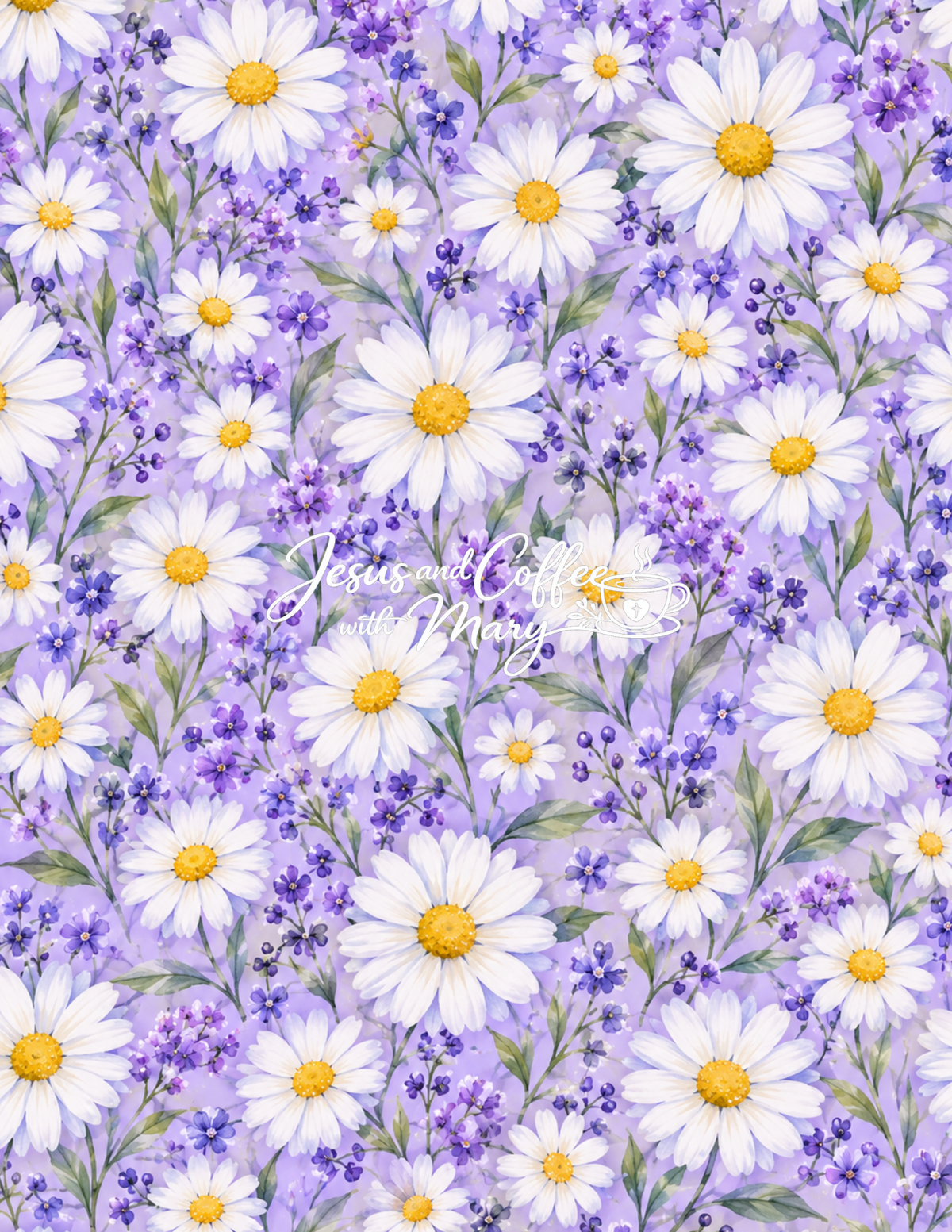 Daisy Printable Papers | 24 Bible Tip-In & Scrapbooking Pages
