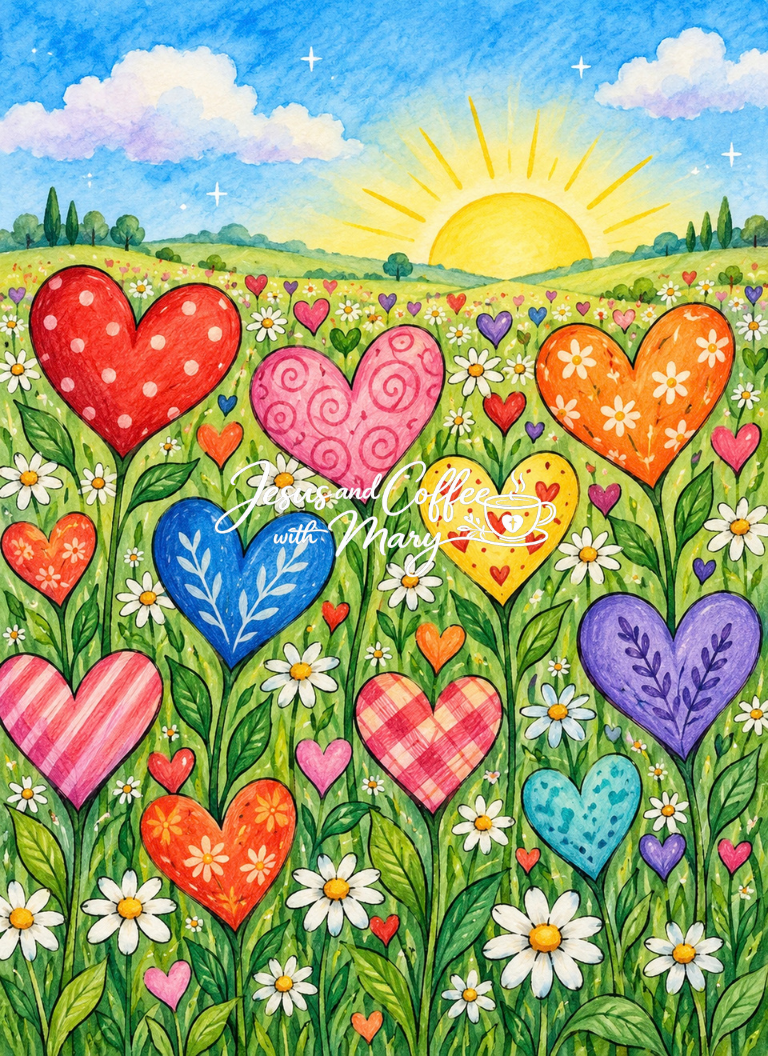 Whimsical Hearts Printable Papers, Tags & Ephemera Set