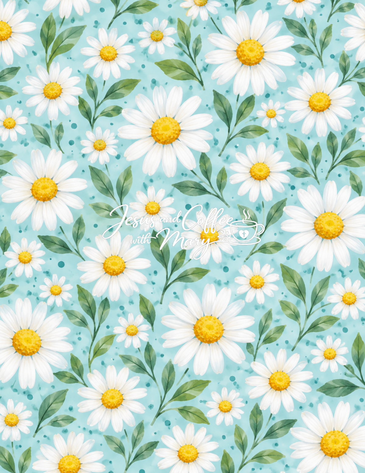 Daisy Printable Papers | 24 Bible Tip-In & Scrapbooking Pages