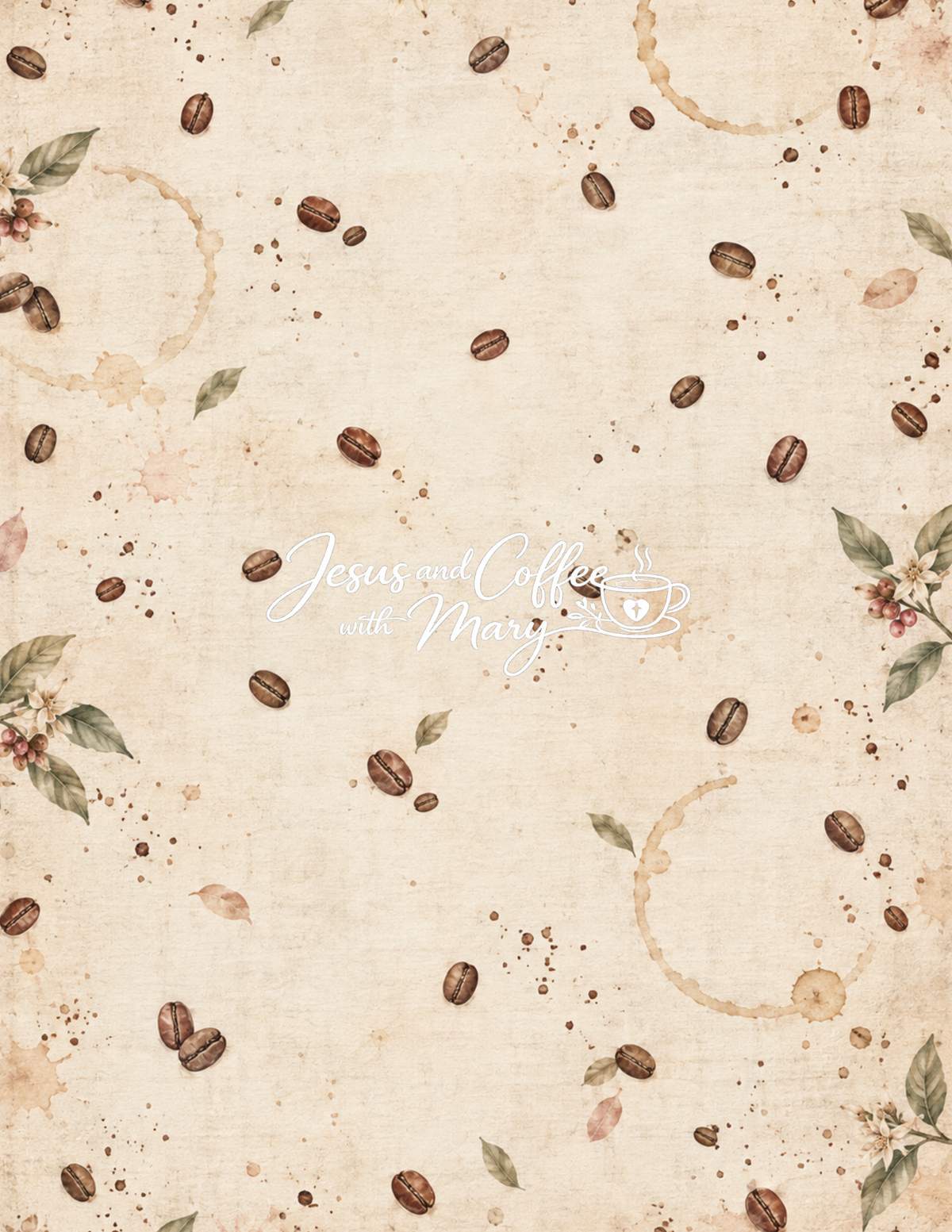 Vintage Coffee & Faith Printable Paper, Tags & Ephemera Set