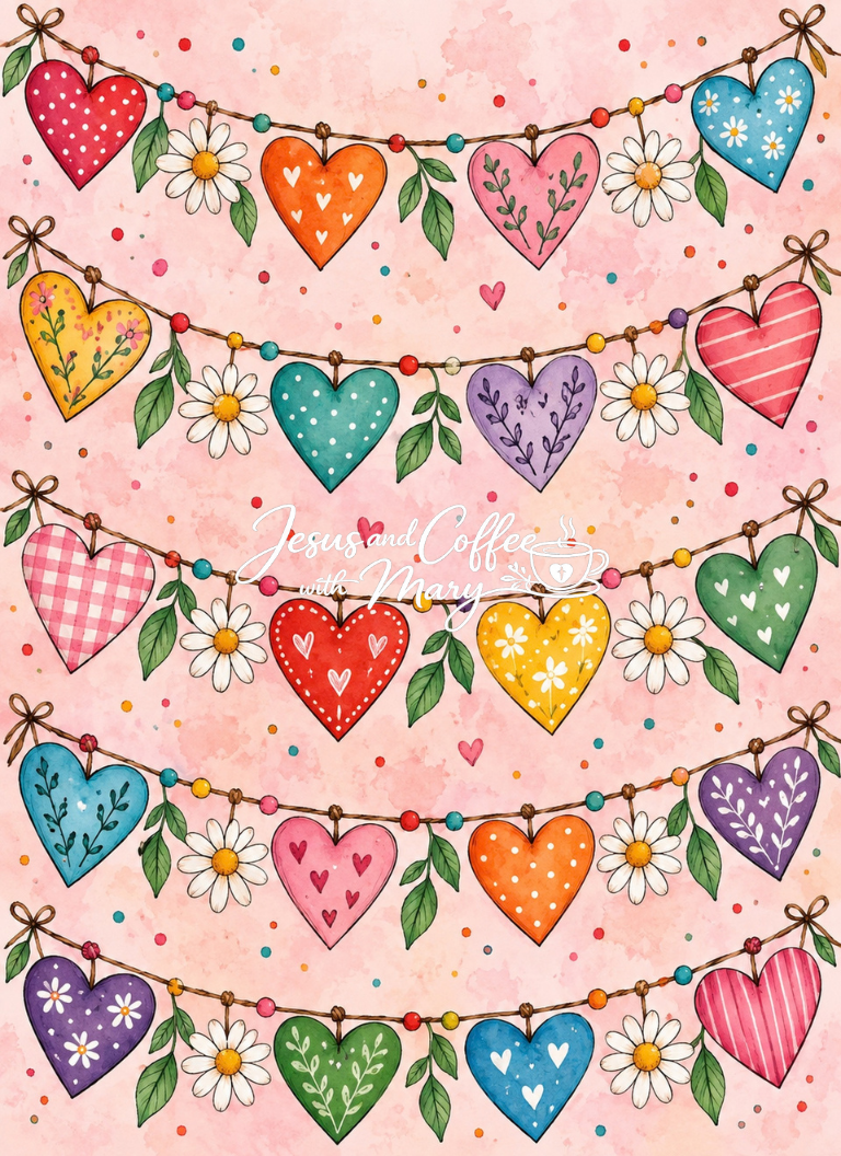 Whimsical Hearts Printable Papers, Tags & Ephemera Set
