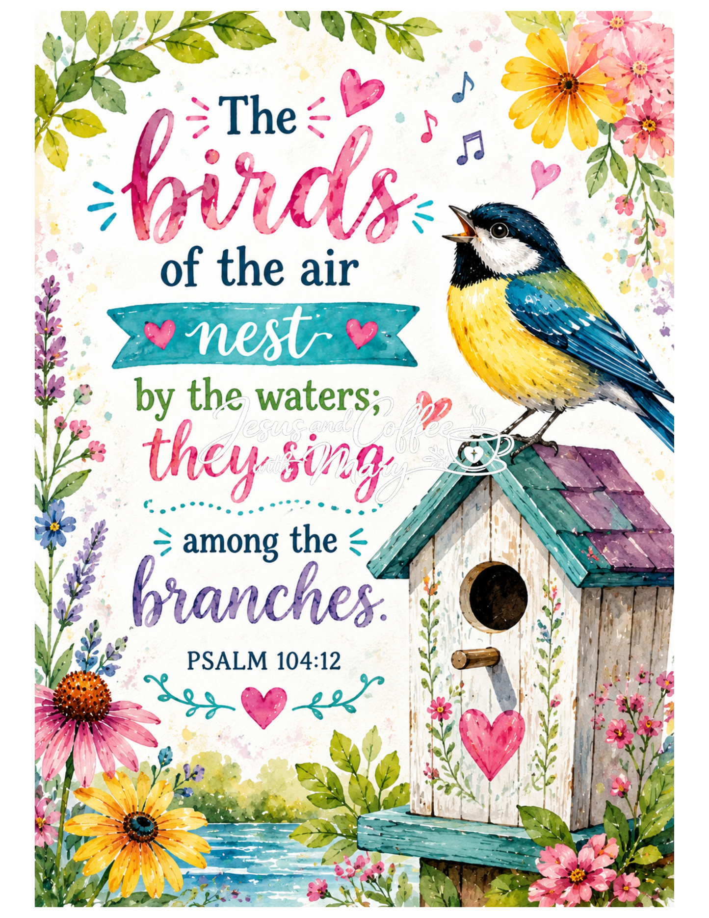 Beautiful Watercolor Bible Tip-Ins Set 2 | Printable Bible Journaling PDF
