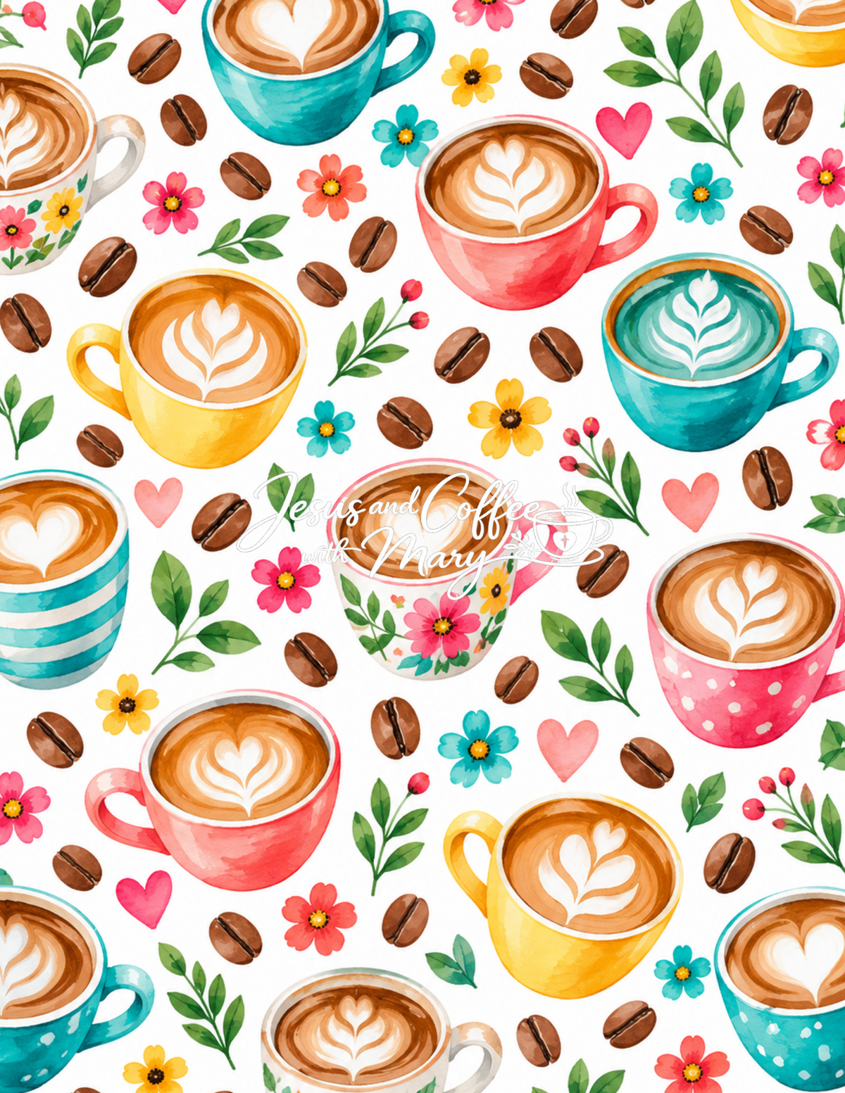 Bright & Modern Coffee Paper , Tags & Ephemera Set