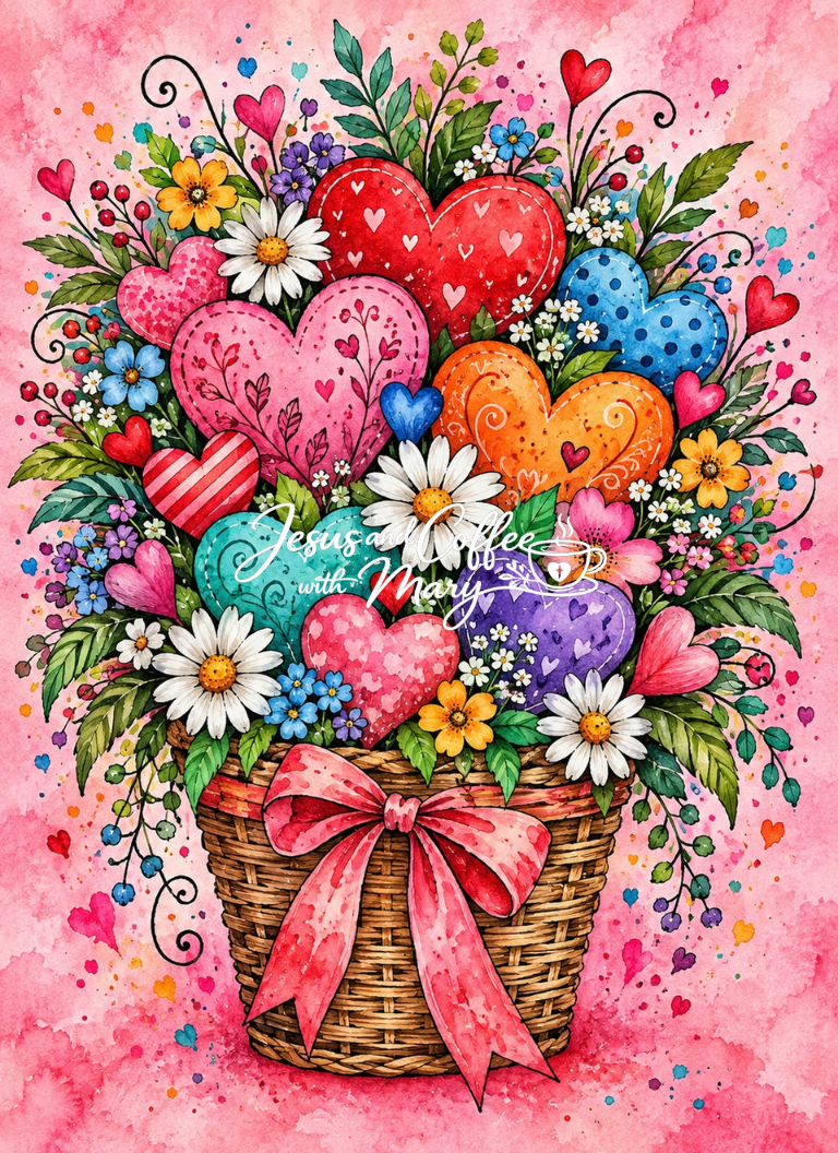 Whimsical Hearts Printable Papers, Tags & Ephemera Set
