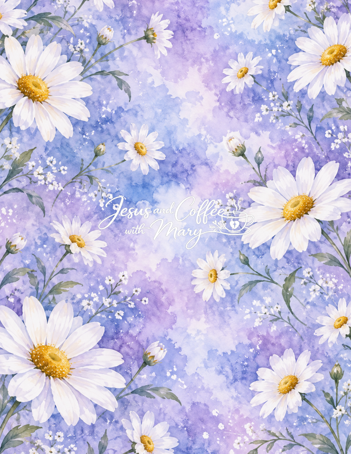 Daisy Printable Papers | 24 Bible Tip-In & Scrapbooking Pages
