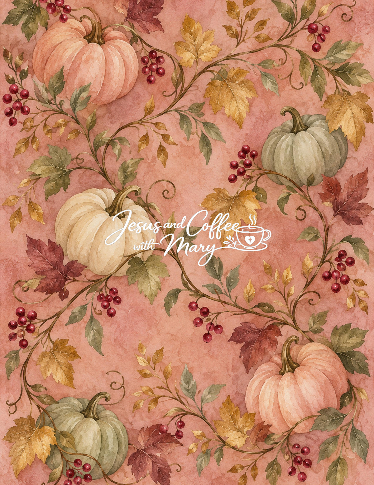 Autumn Printable Paper, Tags & Ephemera | Pumpkin Fall Digital Download