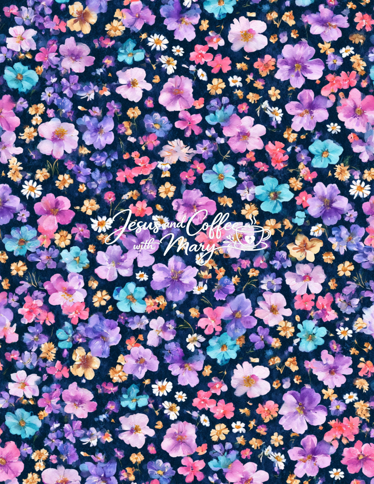 Watercolor Floral Paper Pack | 48 Printable Digital Papers 🌸💕