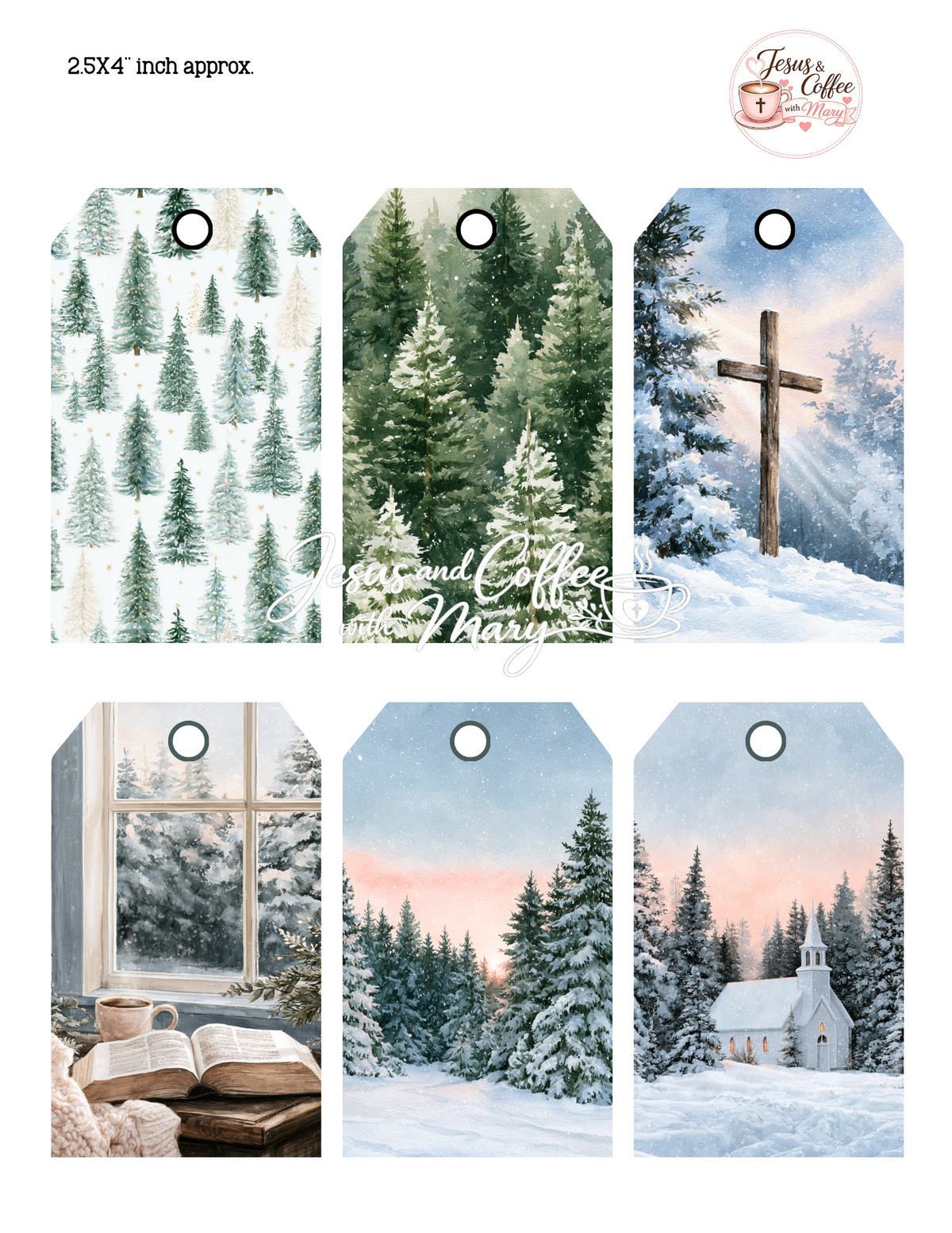 Winter Paper, Tags and Ephemera