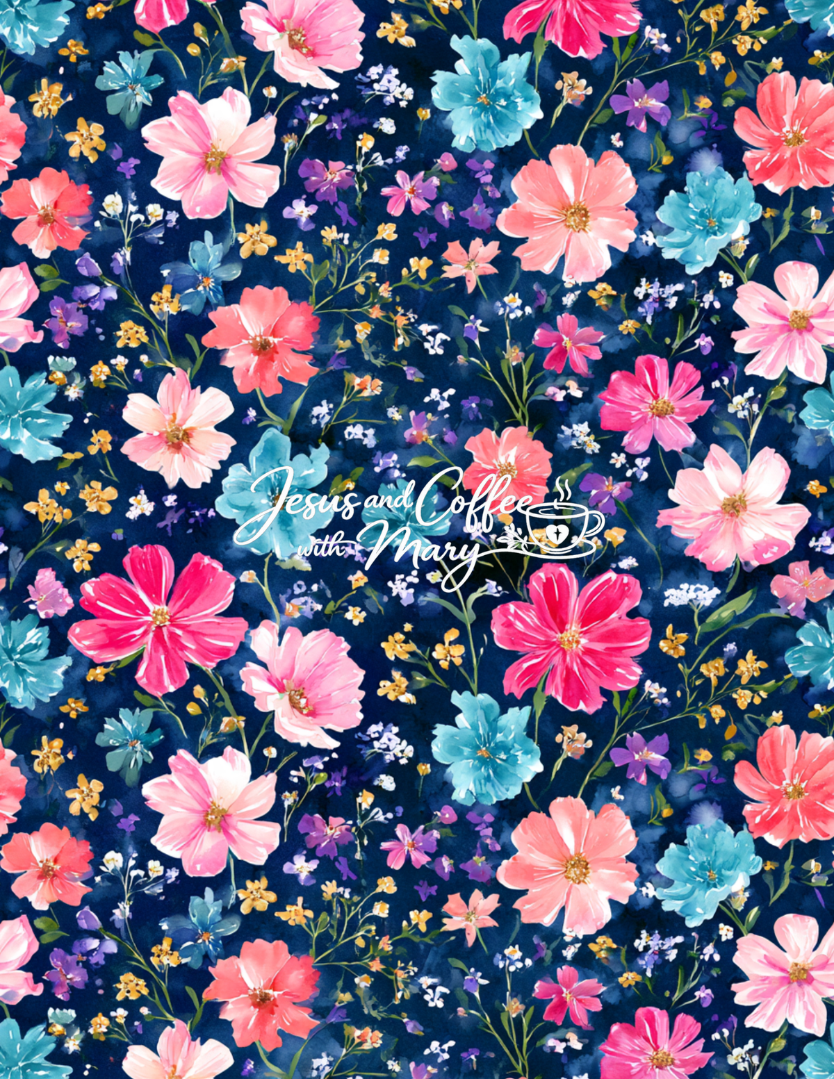 Watercolor Floral Paper Pack | 48 Printable Digital Papers 🌸💕