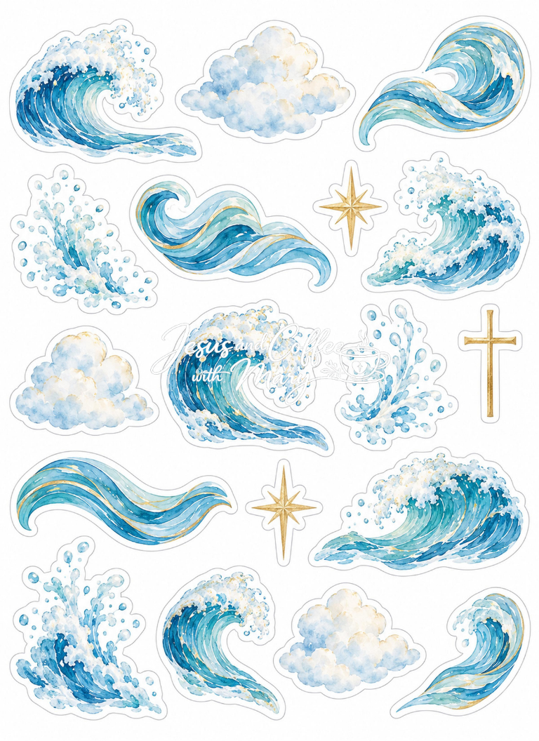 Lighthouse & Water Printable Papers, Tags & Ephemera