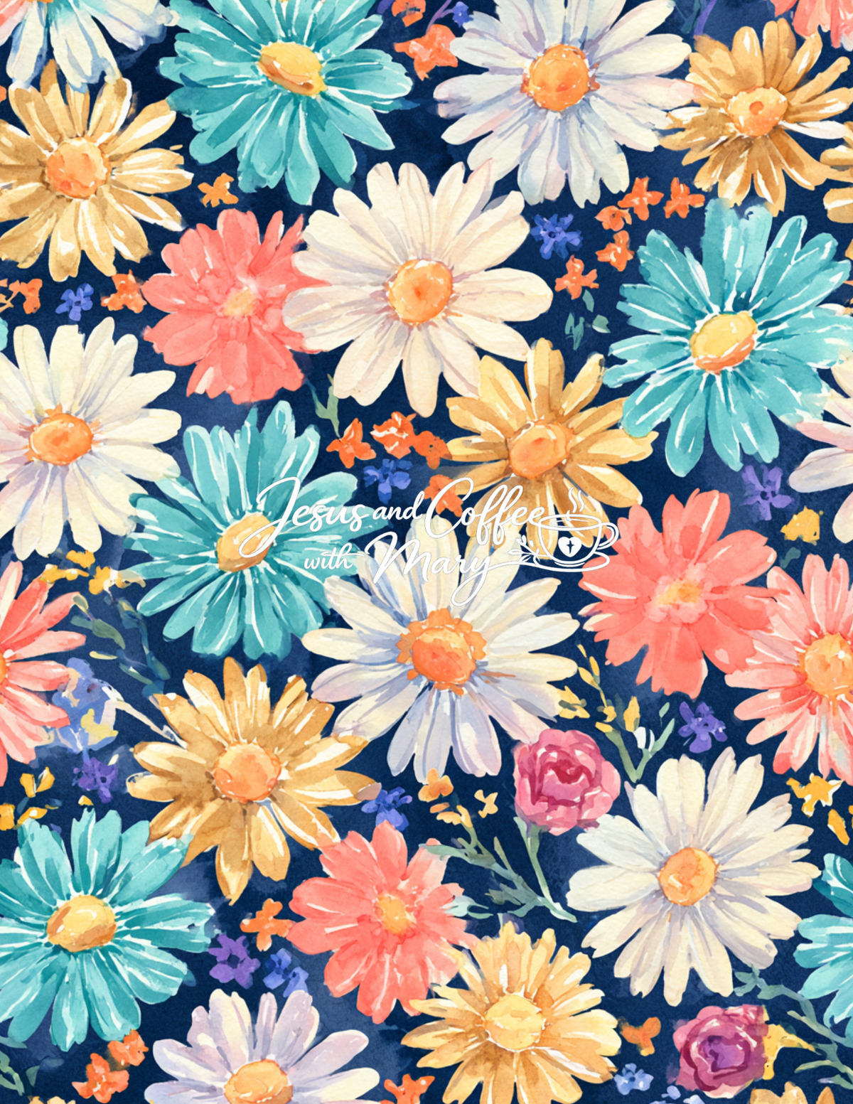 Watercolor Floral Paper Pack | 48 Printable Digital Papers 🌸💕