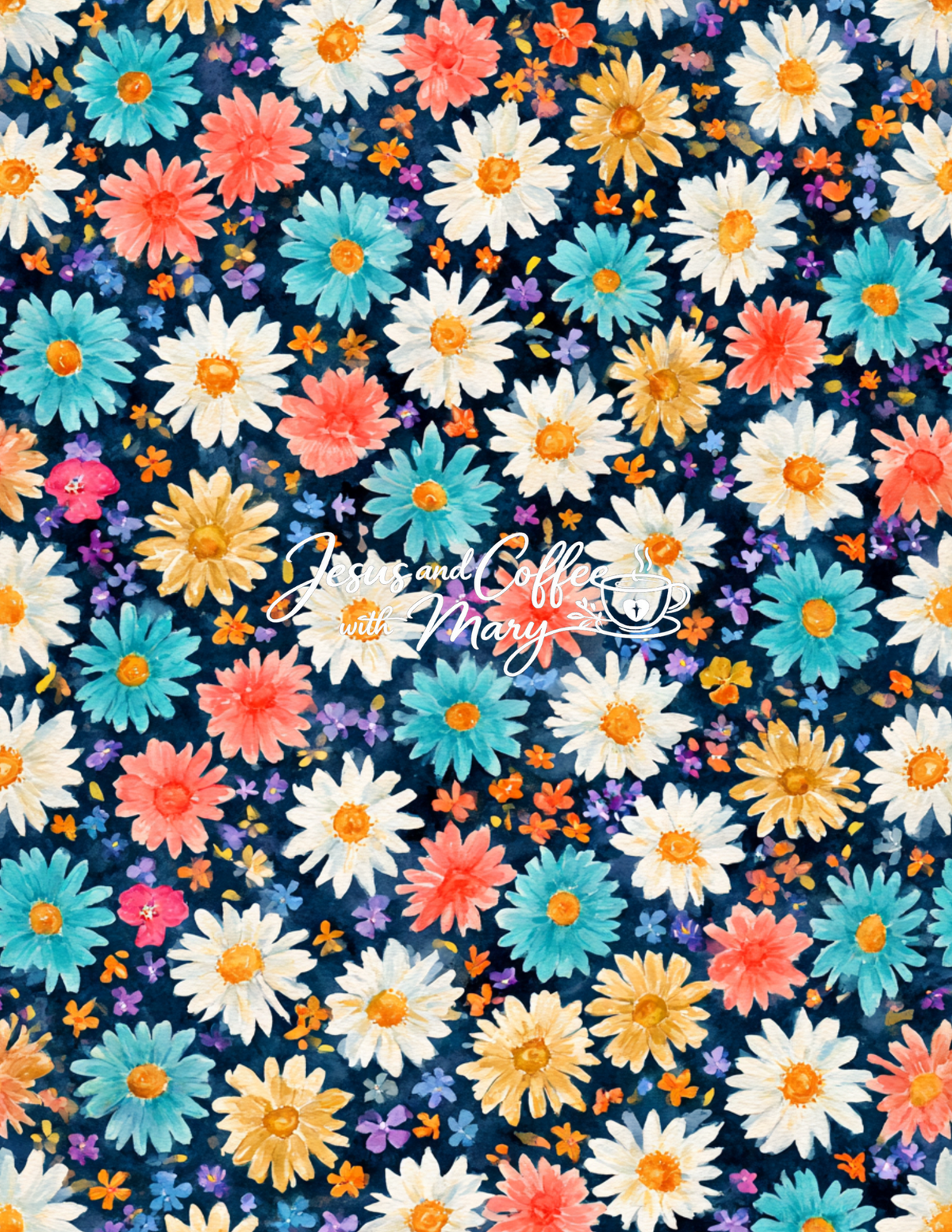 Watercolor Floral Paper Pack | 48 Printable Digital Papers 🌸💕