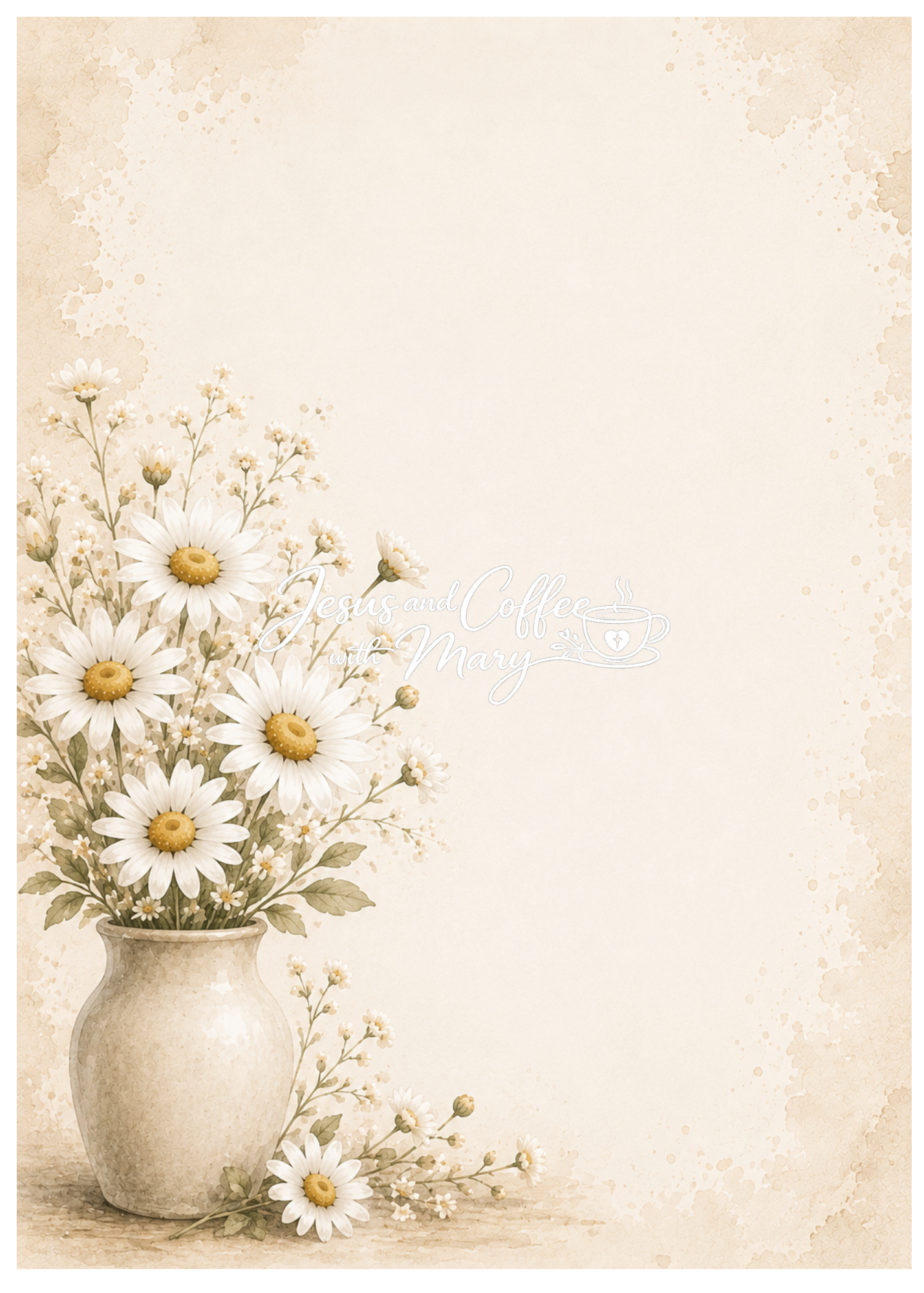 HUGE Daisy Bible Tip-Ins | Printable Bible Journaling PDF