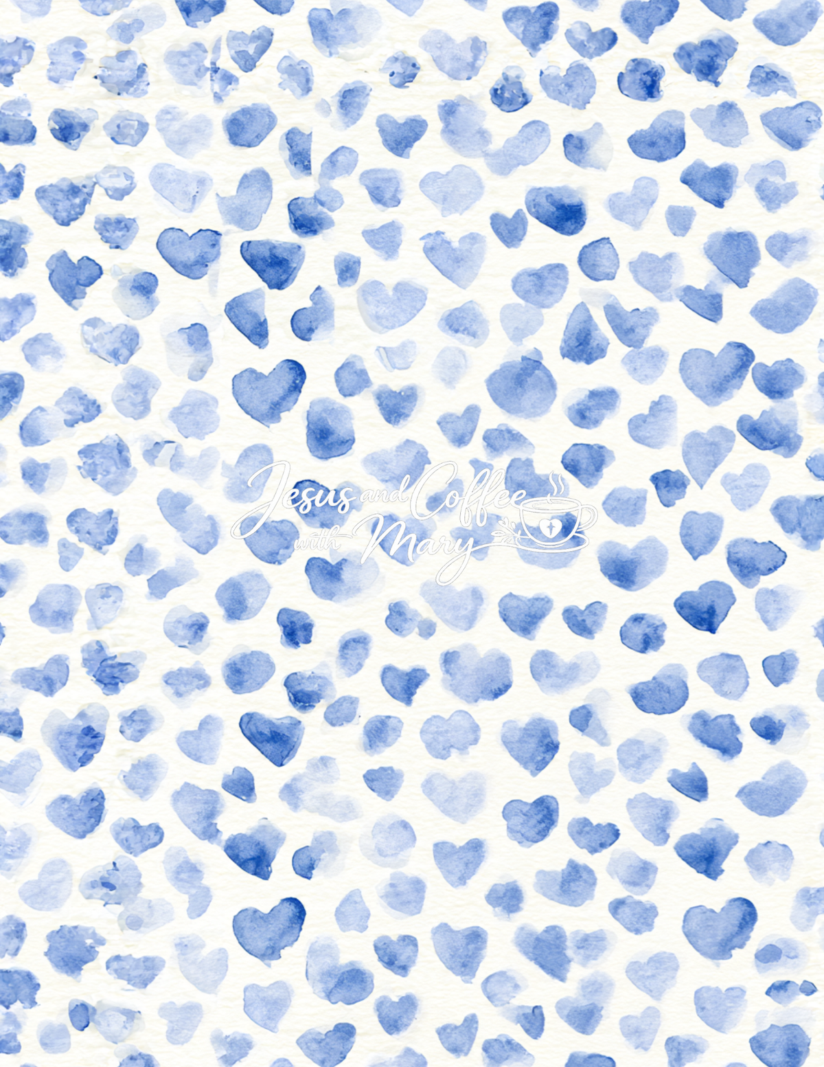 Watercolor Hearts Mega Paper Pack – 44 Printable Digital Papers