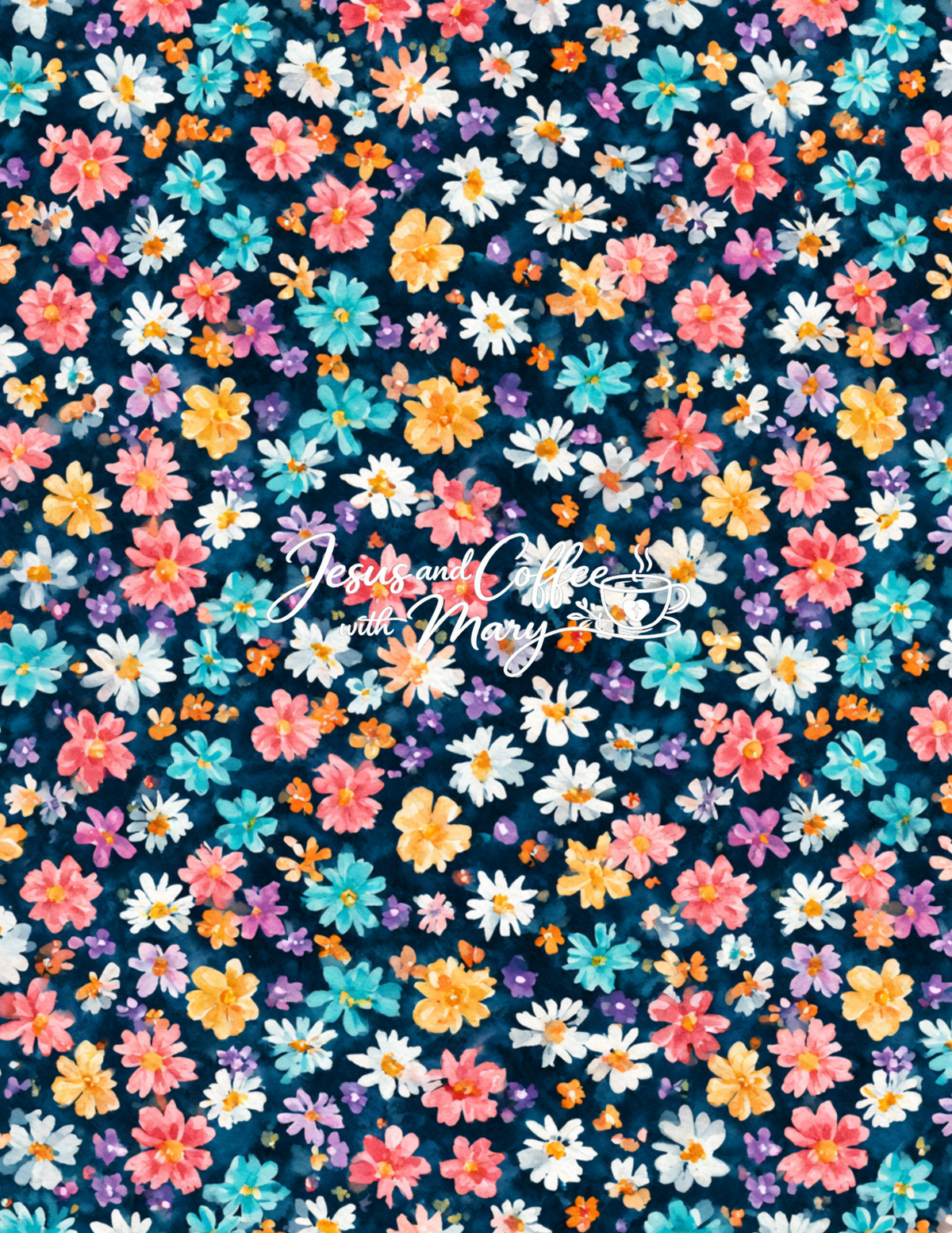 Watercolor Floral Paper Pack | 48 Printable Digital Papers 🌸💕