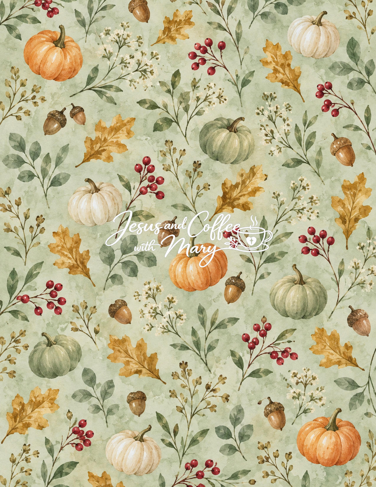 Autumn Printable Paper, Tags & Ephemera | Pumpkin Fall Digital Download