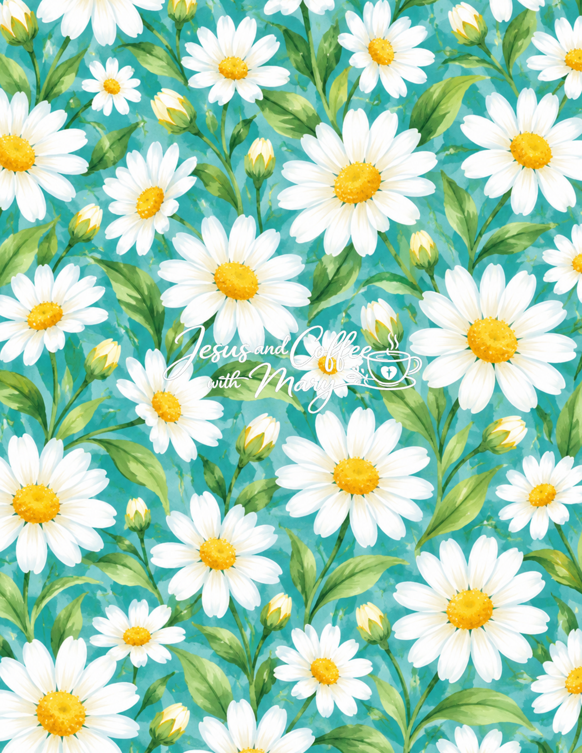 Daisy Printable Papers | 24 Bible Tip-In & Scrapbooking Pages