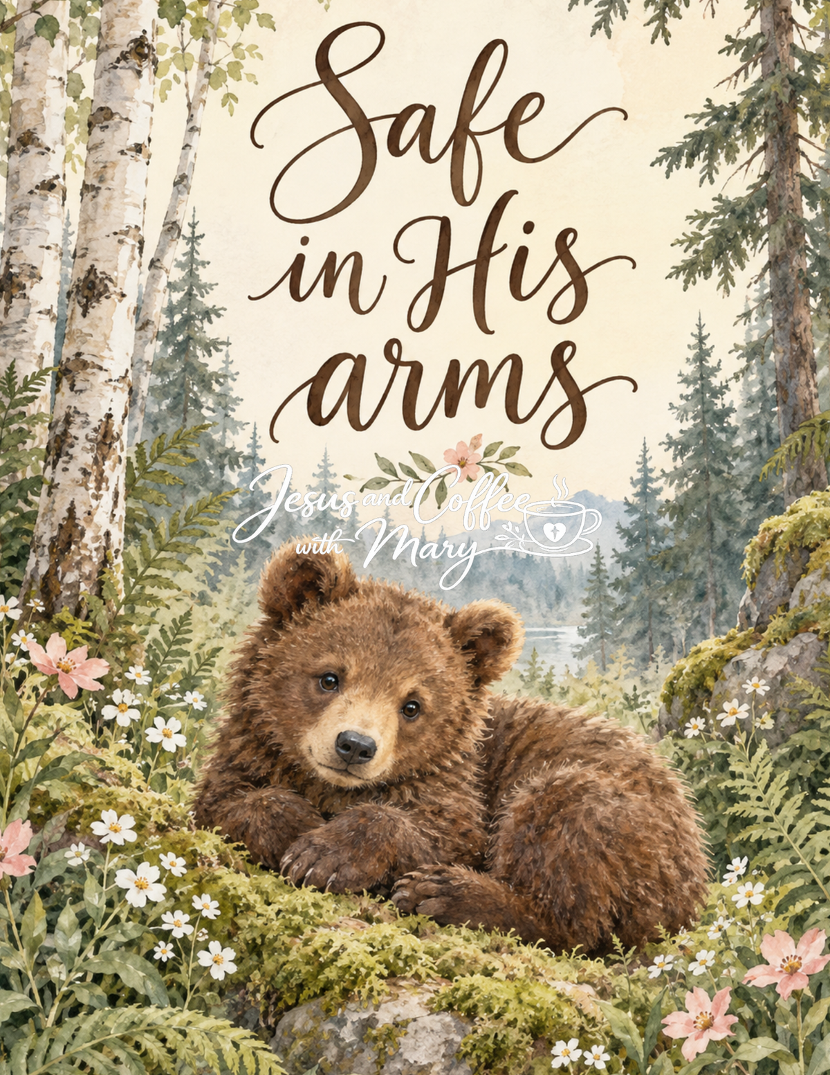 Woodland Baby Animal Printable Tip-In Set | 12 Watercolor Bible Journaling Tip-ins