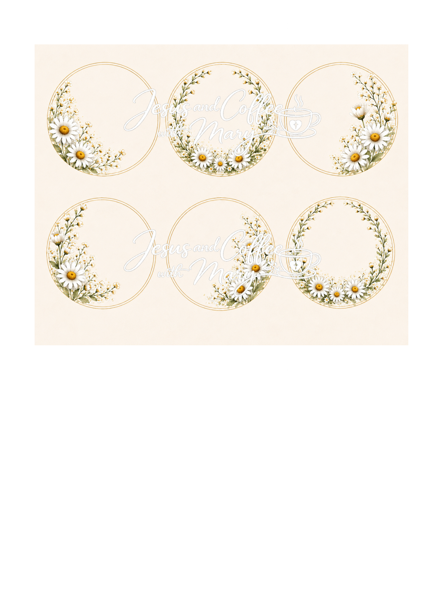 HUGE Daisy Bible Tip-Ins | Printable Bible Journaling PDF