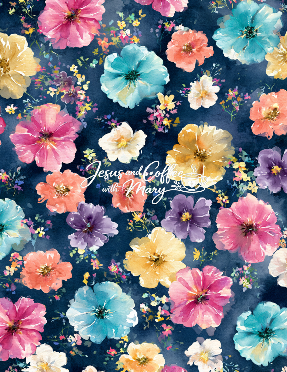 Watercolor Floral Paper Pack | 48 Printable Digital Papers 🌸💕