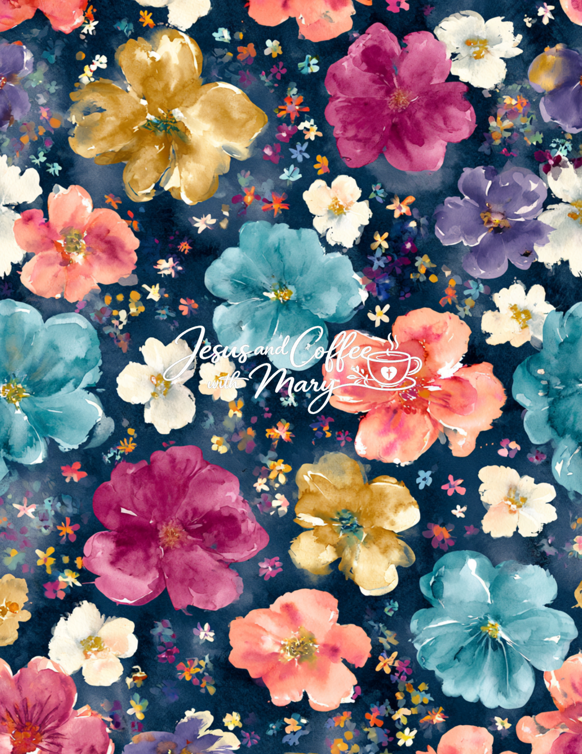 Watercolor Floral Paper Pack | 48 Printable Digital Papers 🌸💕