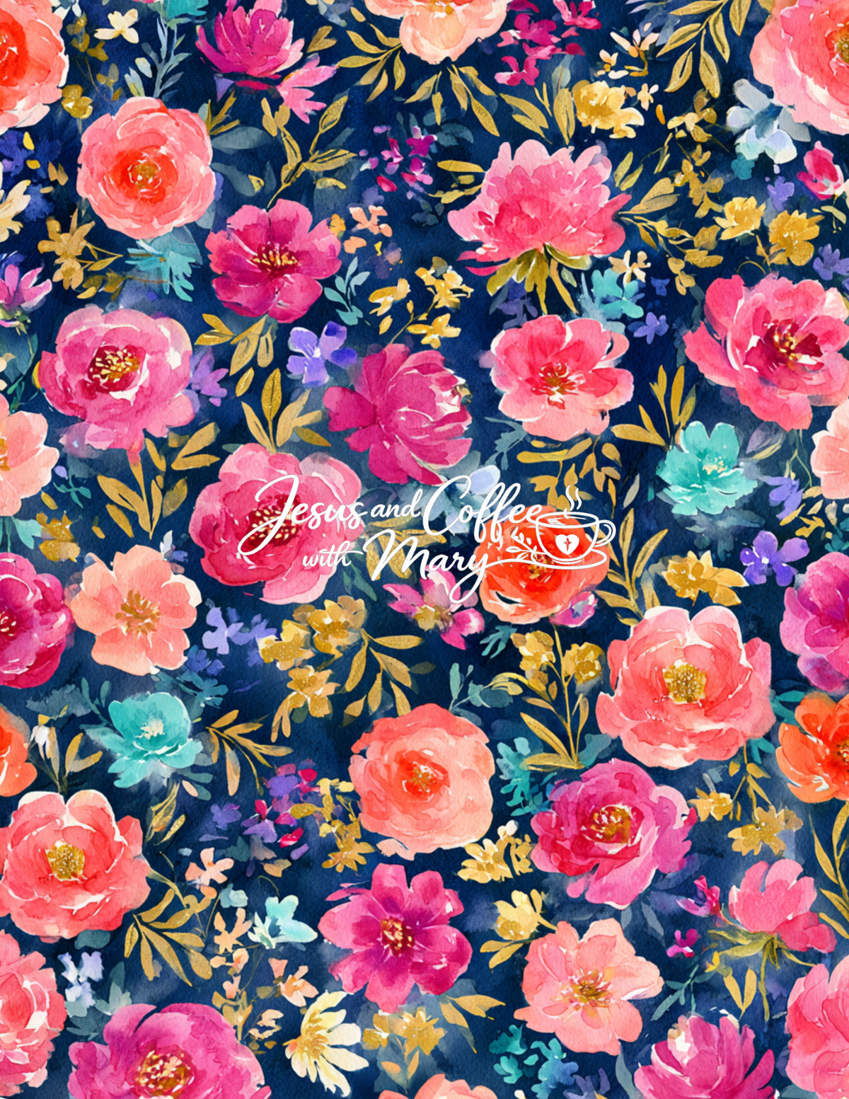 Watercolor Floral Paper Pack | 48 Printable Digital Papers 🌸💕