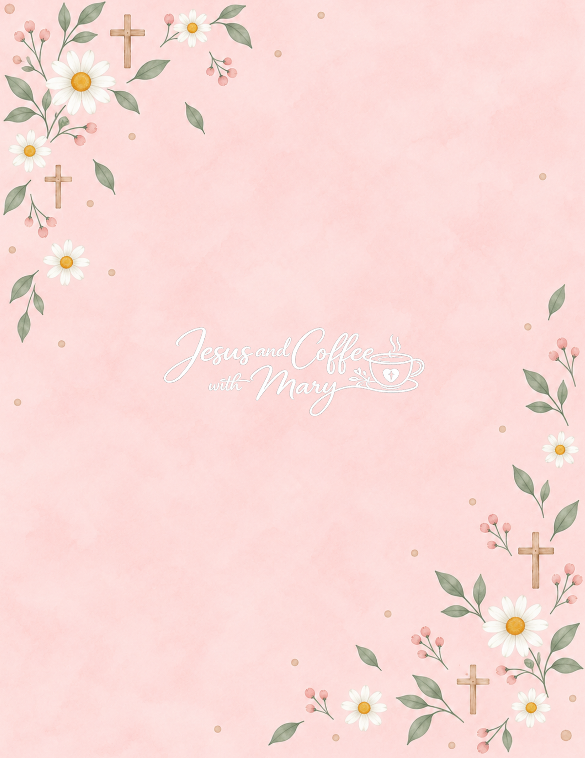 Daisy & Cross Ephemera Printable Set | Hidden Paperclip, Tags & Bible Journaling Supplies