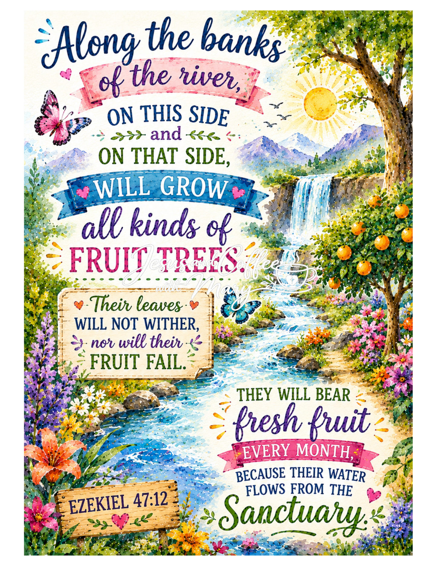 Beautiful Watercolor Bible Tip-Ins Set 2 | Printable Bible Journaling PDF