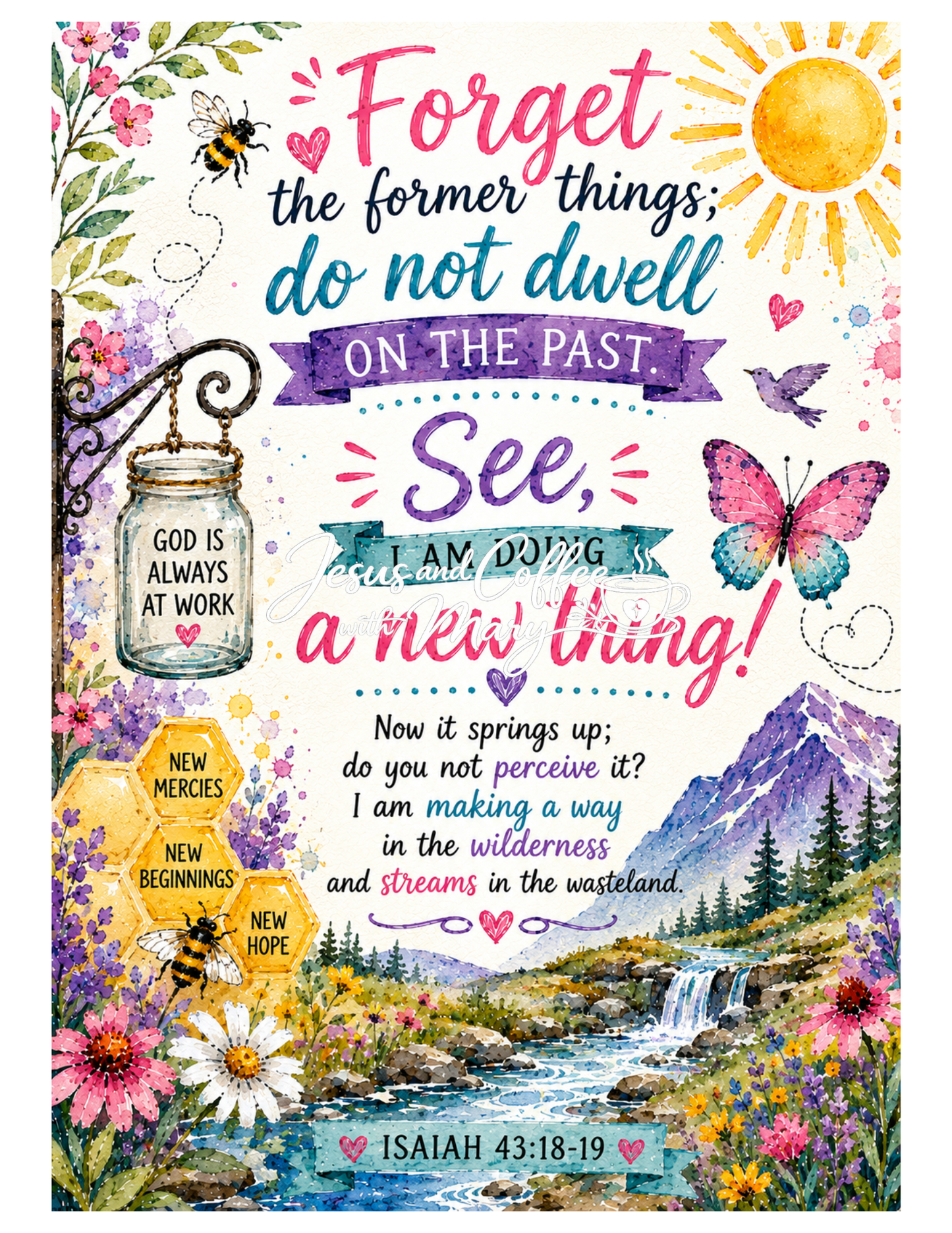 Beautiful Watercolor Bible Tip-Ins Set 1 | Printable Bible Journaling PDF