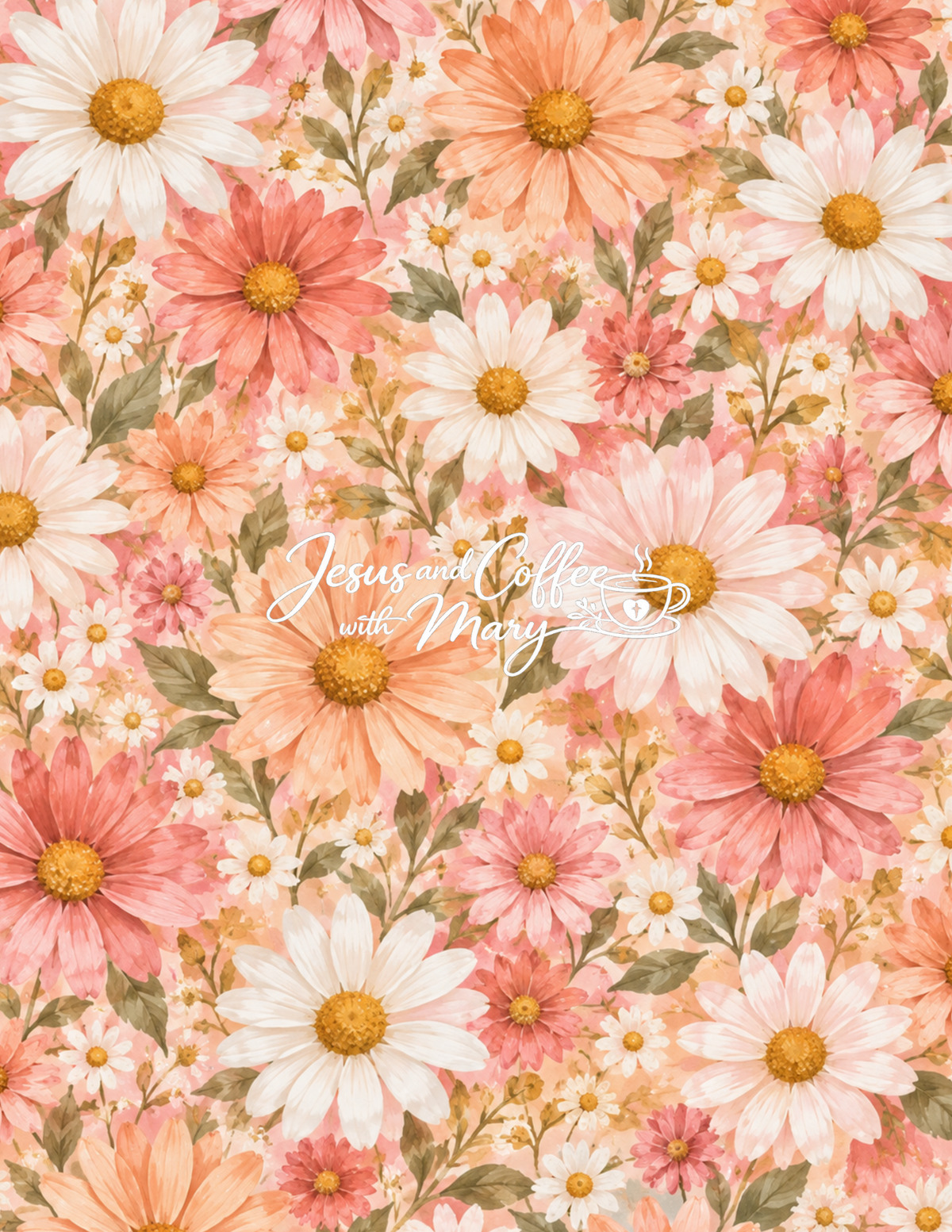Daisy Printable Papers | 24 Bible Tip-In & Scrapbooking Pages