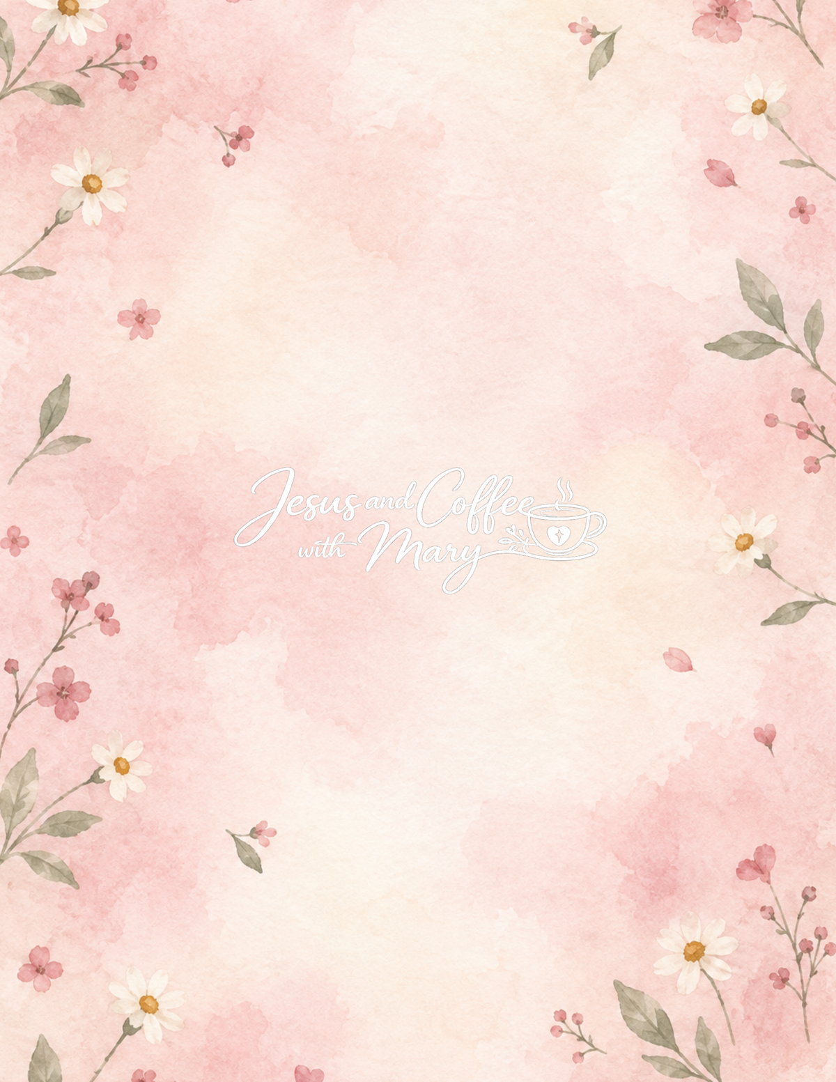 Pink Floral Hidden Paperclip Ephemera Set | Printable Bible Journaling Supplies
