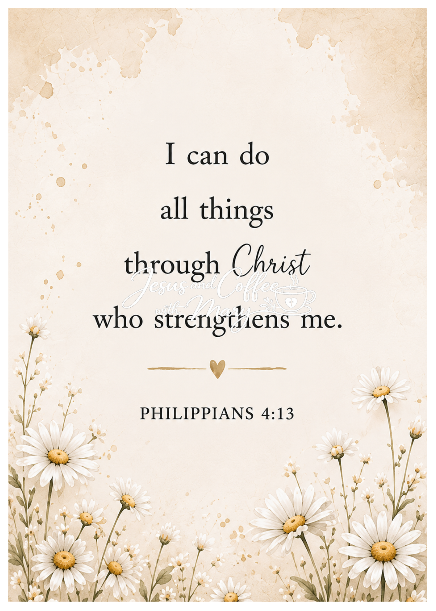 HUGE Daisy Bible Tip-Ins | Printable Bible Journaling PDF