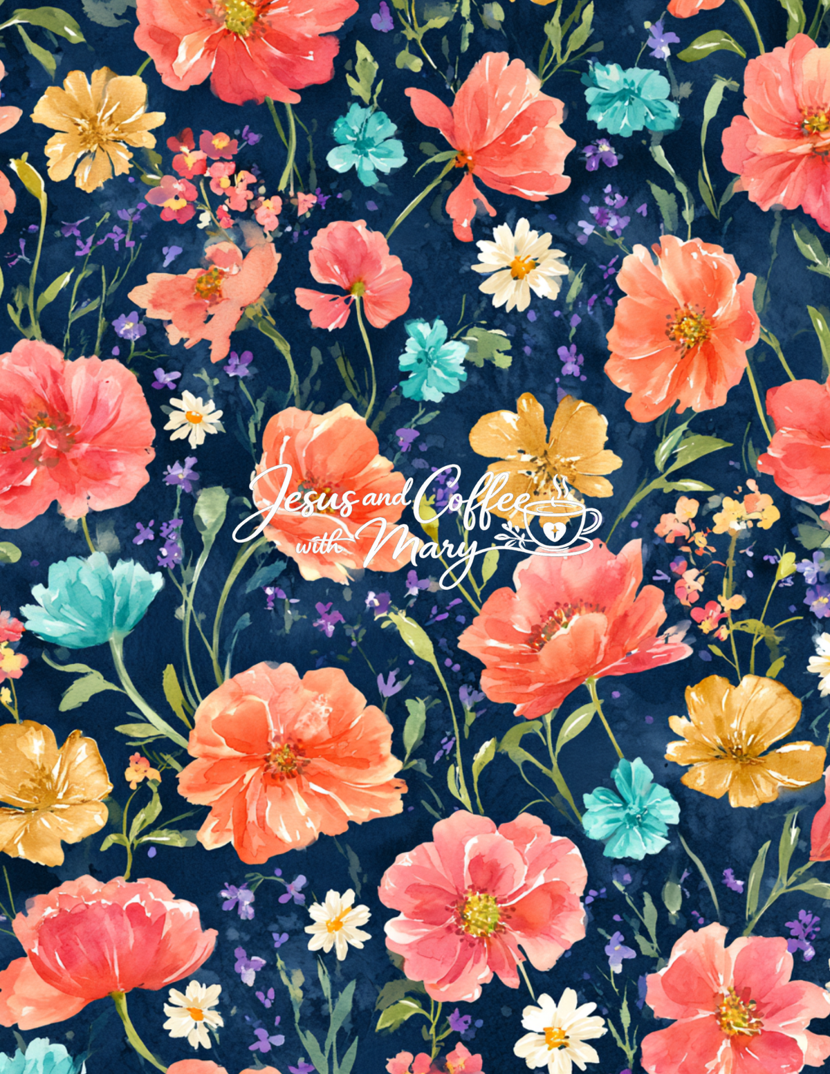 Watercolor Floral Paper Pack | 48 Printable Digital Papers 🌸💕