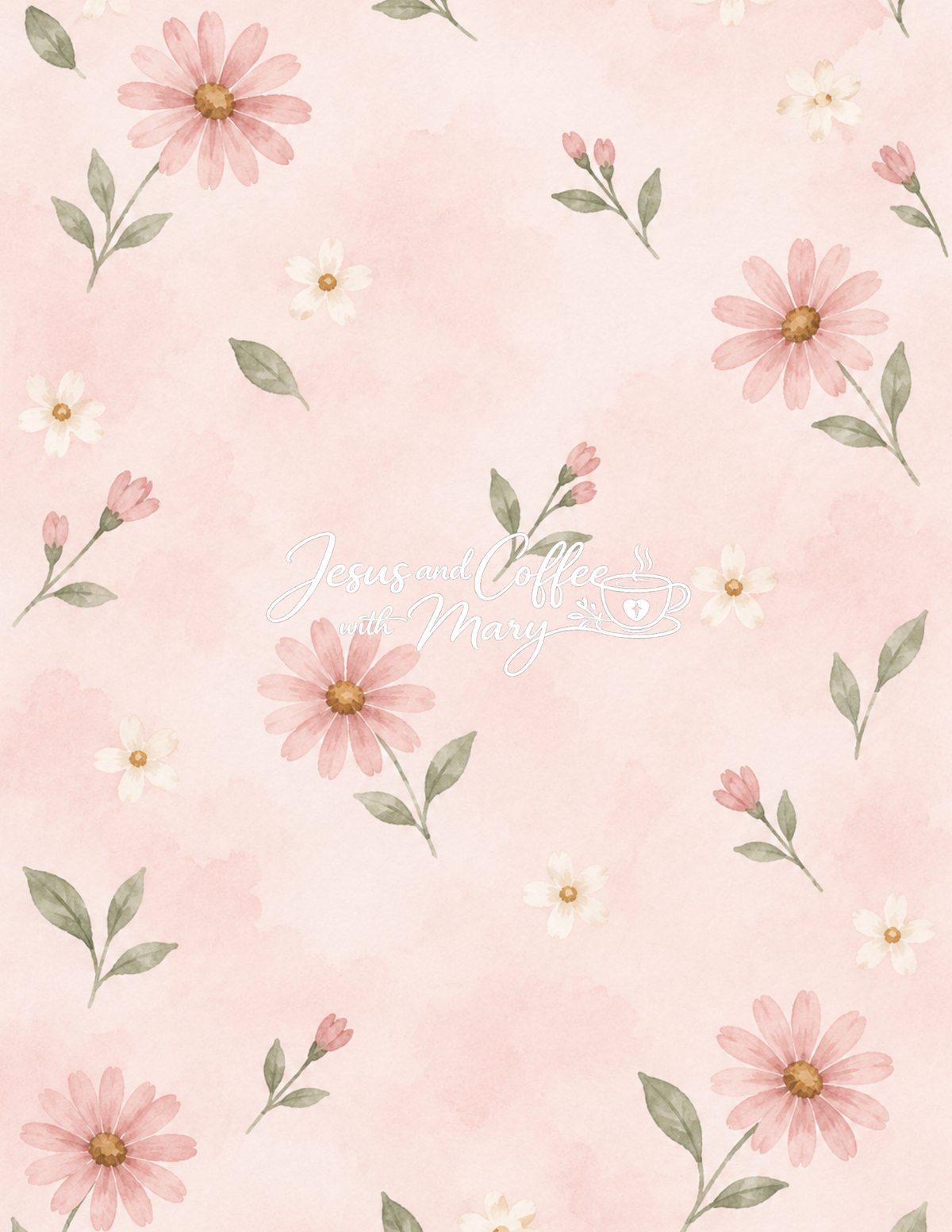 Pink Floral Hidden Paperclip Ephemera Set | Printable Bible Journaling Supplies