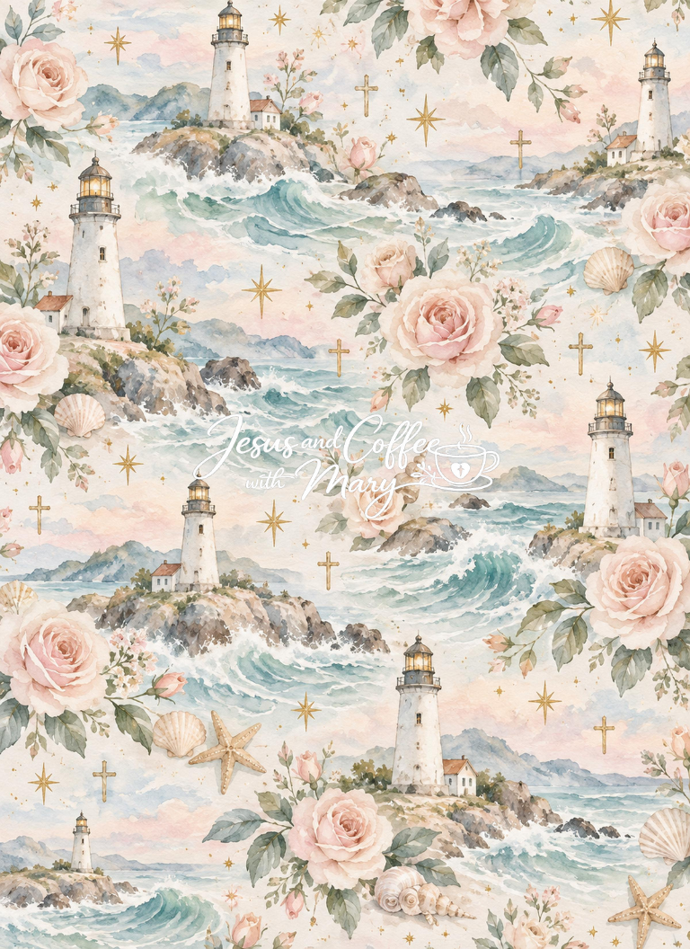 Lighthouse & Water Printable Papers, Tags & Ephemera