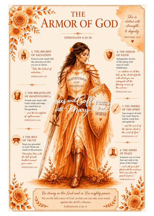 Armor of God Bible Tip-In | Printable Bible Journaling PDF