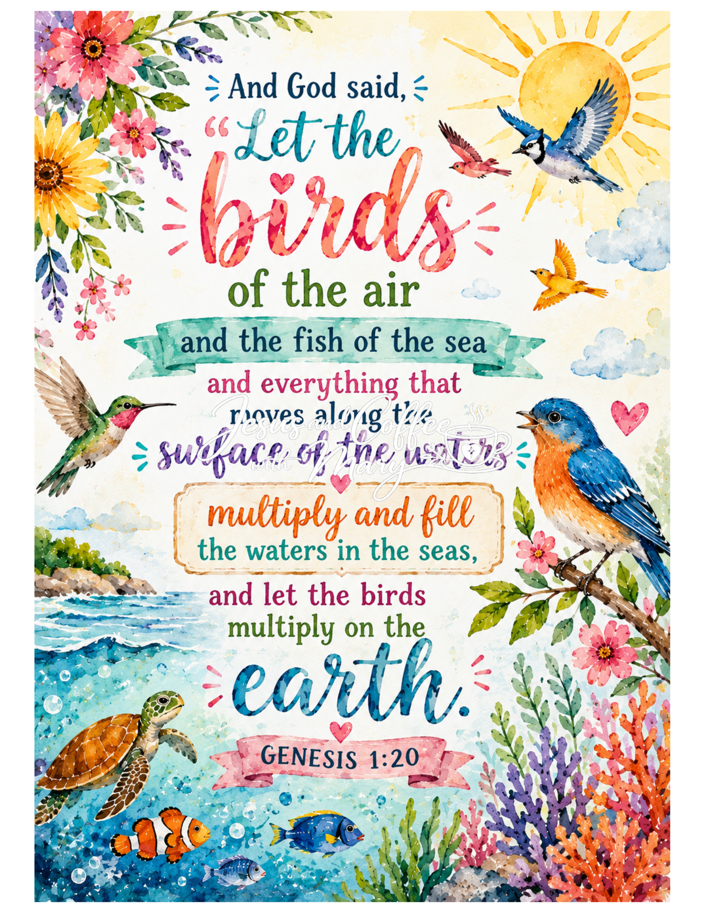 Beautiful Watercolor Bible Tip-Ins Set 2 | Printable Bible Journaling PDF
