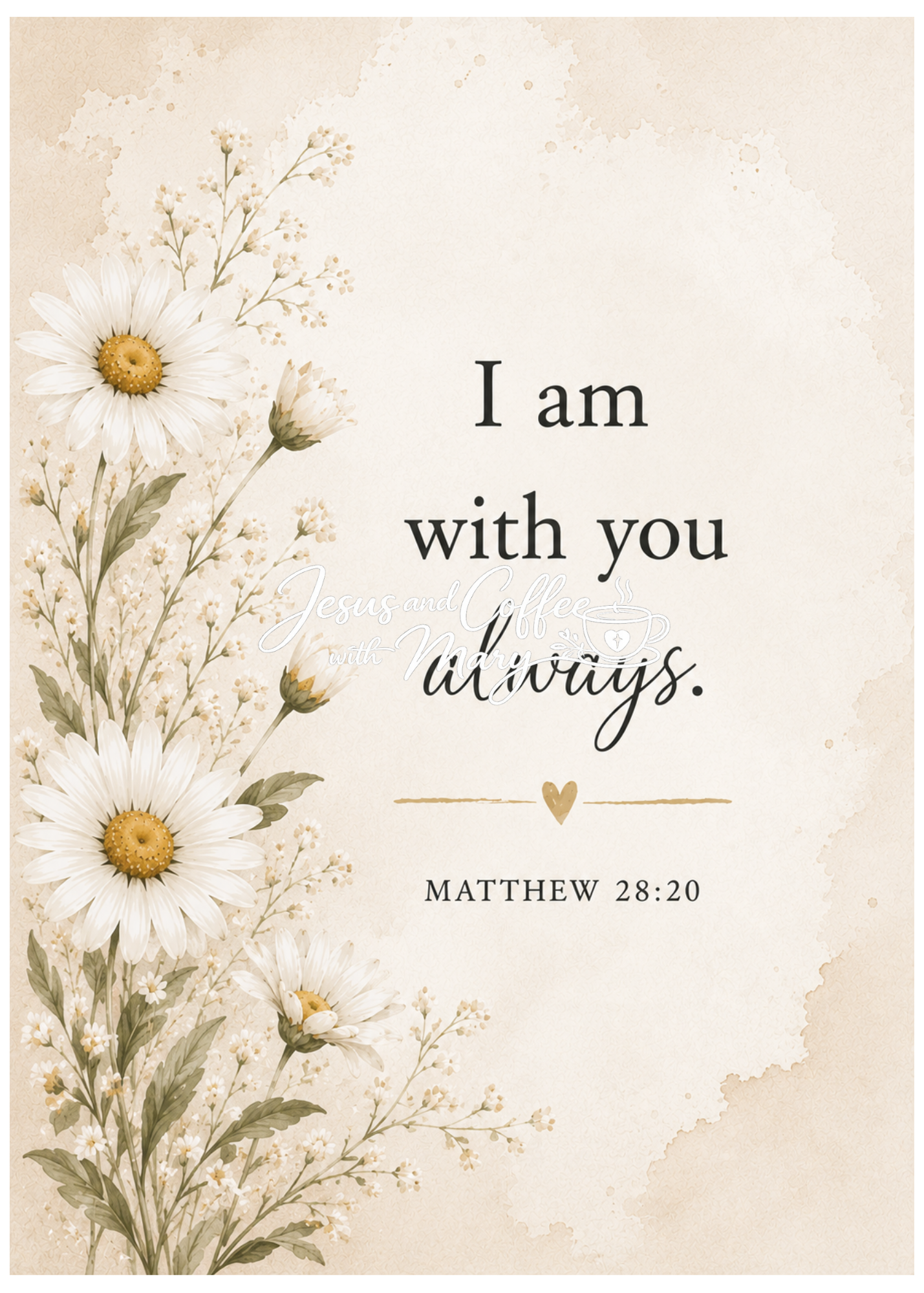 HUGE Daisy Bible Tip-Ins | Printable Bible Journaling PDF