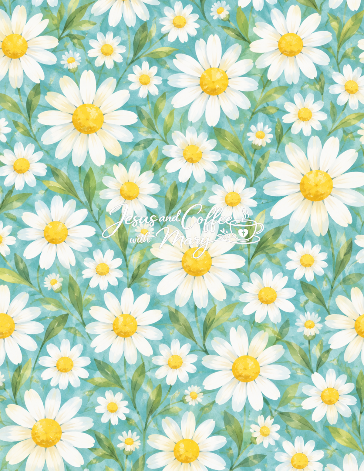 Daisy Printable Papers | 24 Bible Tip-In & Scrapbooking Pages