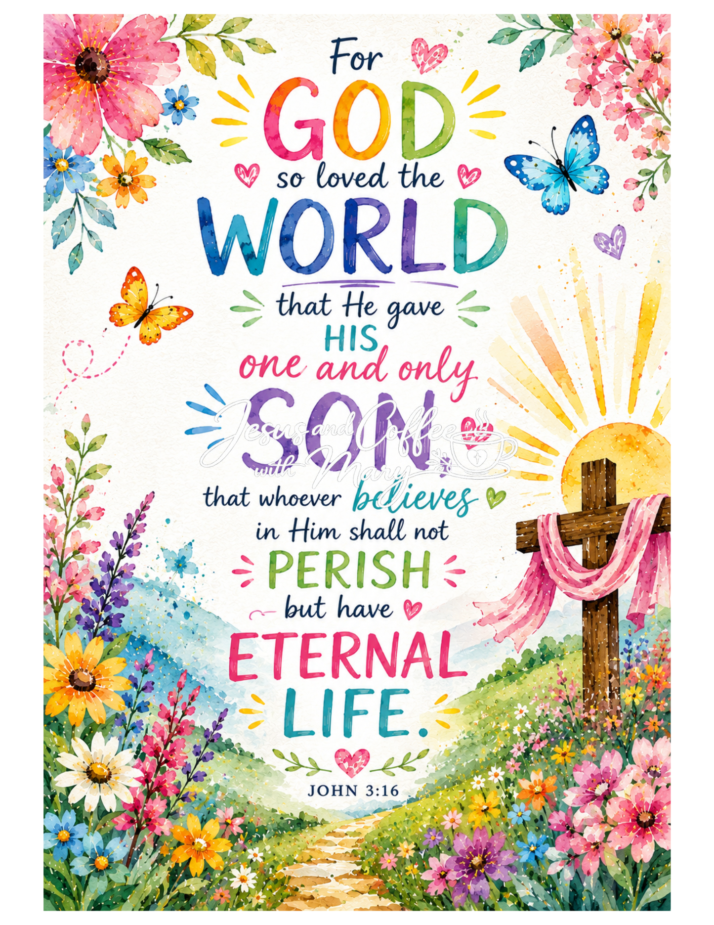 Beautiful Watercolor Bible Tip-Ins Set 1 | Printable Bible Journaling PDF