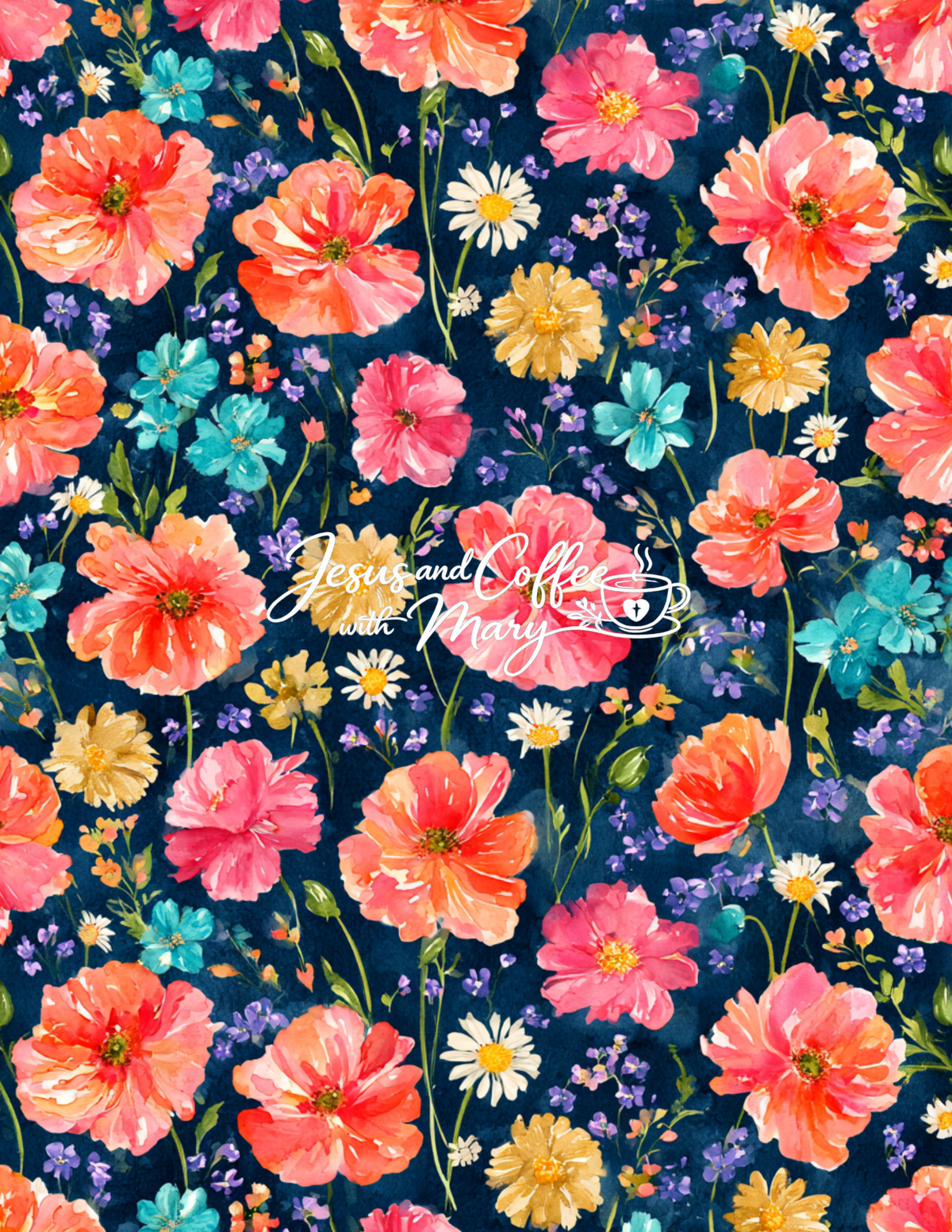 Watercolor Floral Paper Pack | 48 Printable Digital Papers 🌸💕