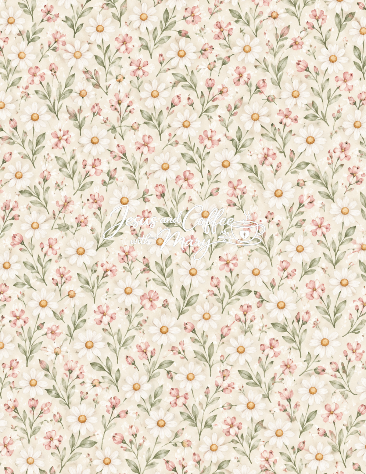 Daisy Printable Papers | 24 Bible Tip-In & Scrapbooking Pages